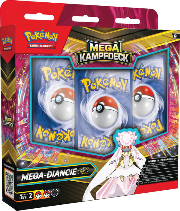 Pokémon TCG Kampfdeck Mega-Diancie – Spielbereit mit 60 Karten