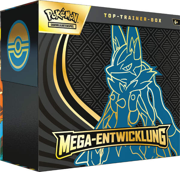 Mega-Entwicklung - Top Trainer Box - Lucario - Deutsch - Pokemon