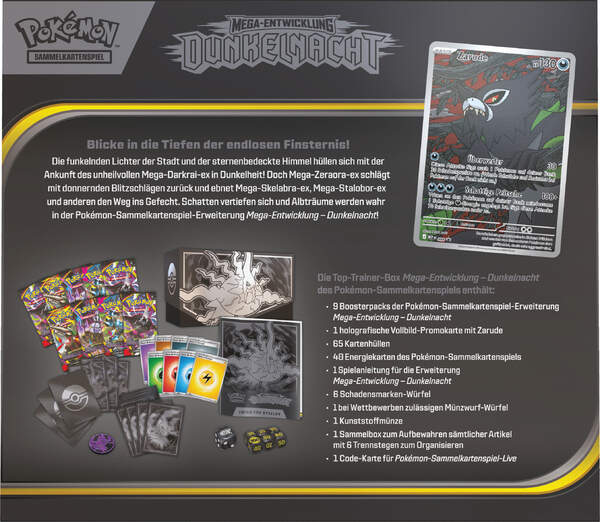 Pokémon Dunkelnacht – Top Trainer Box (ETB) | Deutsch | Zubehör & Booster | Release: 17.07.2026