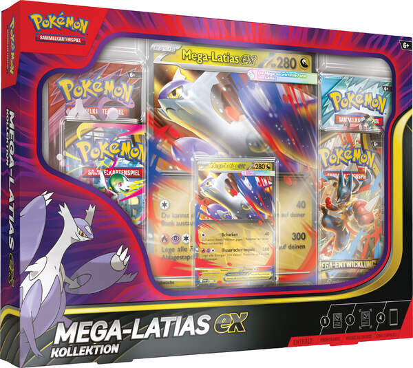 Pokémon TCG Mega-Latias-ex Kollektion – Box mit Promo & Boostern