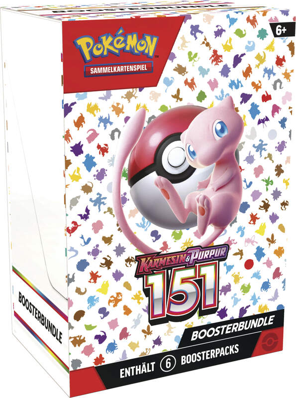 Pokémon - Karmesin & Purpur - 151 - Booster Bundle - Deutsch