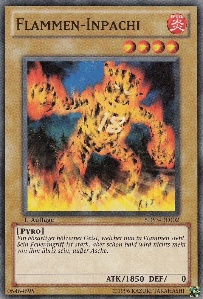 Flammen-Inpachi - 5DS3-DE002 - Common - Deutsch - 1. Auflage - Starter Deck: Duelist Toolbox - Yugioh