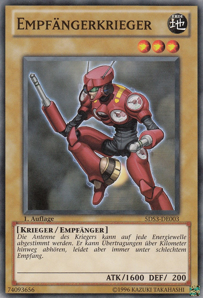 Empfängerkrieger - 5DS3-DE003 - Common - Deutsch - 1. Auflage - Starter Deck: Duelist Toolbox - Yugioh
