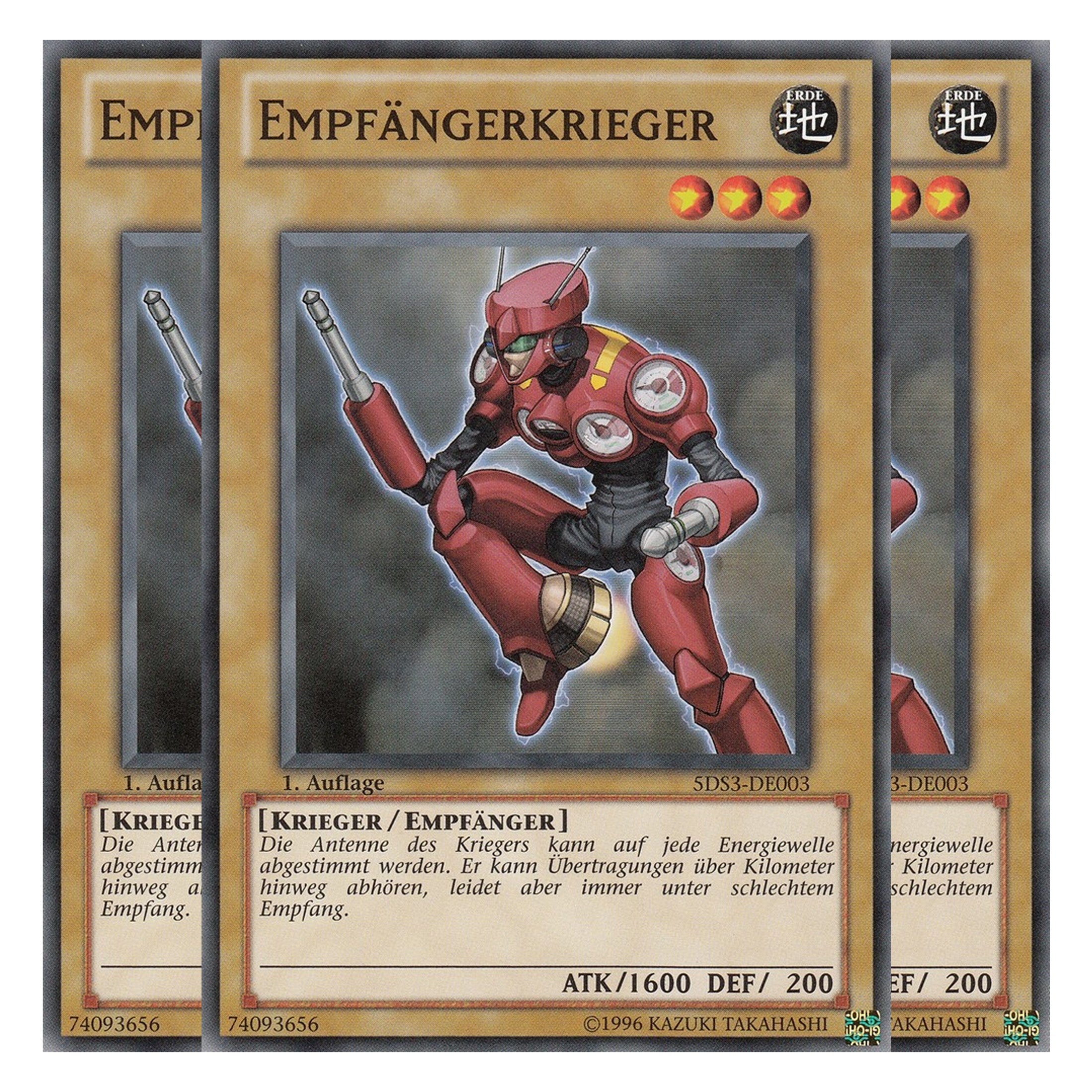 Empfängerkrieger - 5DS3-DE003 - Common - Deutsch - 1. Auflage - Starter Deck: Duelist Toolbox - Playset (3 Kopien)