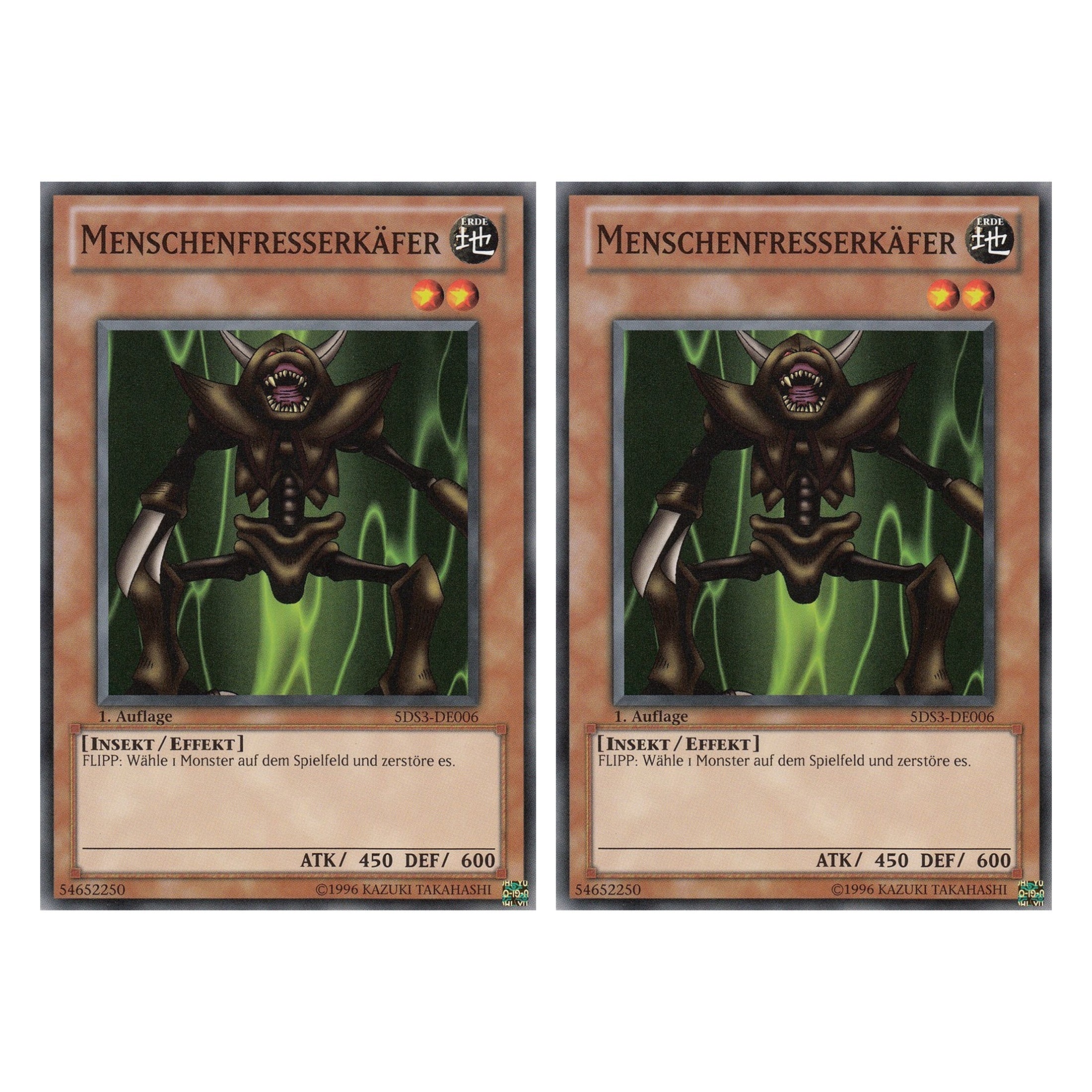 Menschenfresserkäfer - 5DS3-DE006 - Common - Deutsch - 1. Auflage - Starter Deck: Duelist Toolbox - Duo Set (2 Stück) - Yugioh