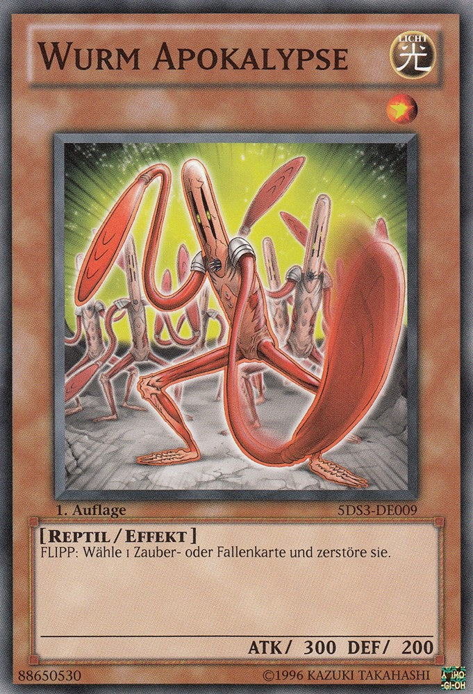 Wurm Apokalypse - 5DS3-DE009 - Common - Deutsch - 1. Auflage - Starter Deck: Duelist Toolbox - Yugioh