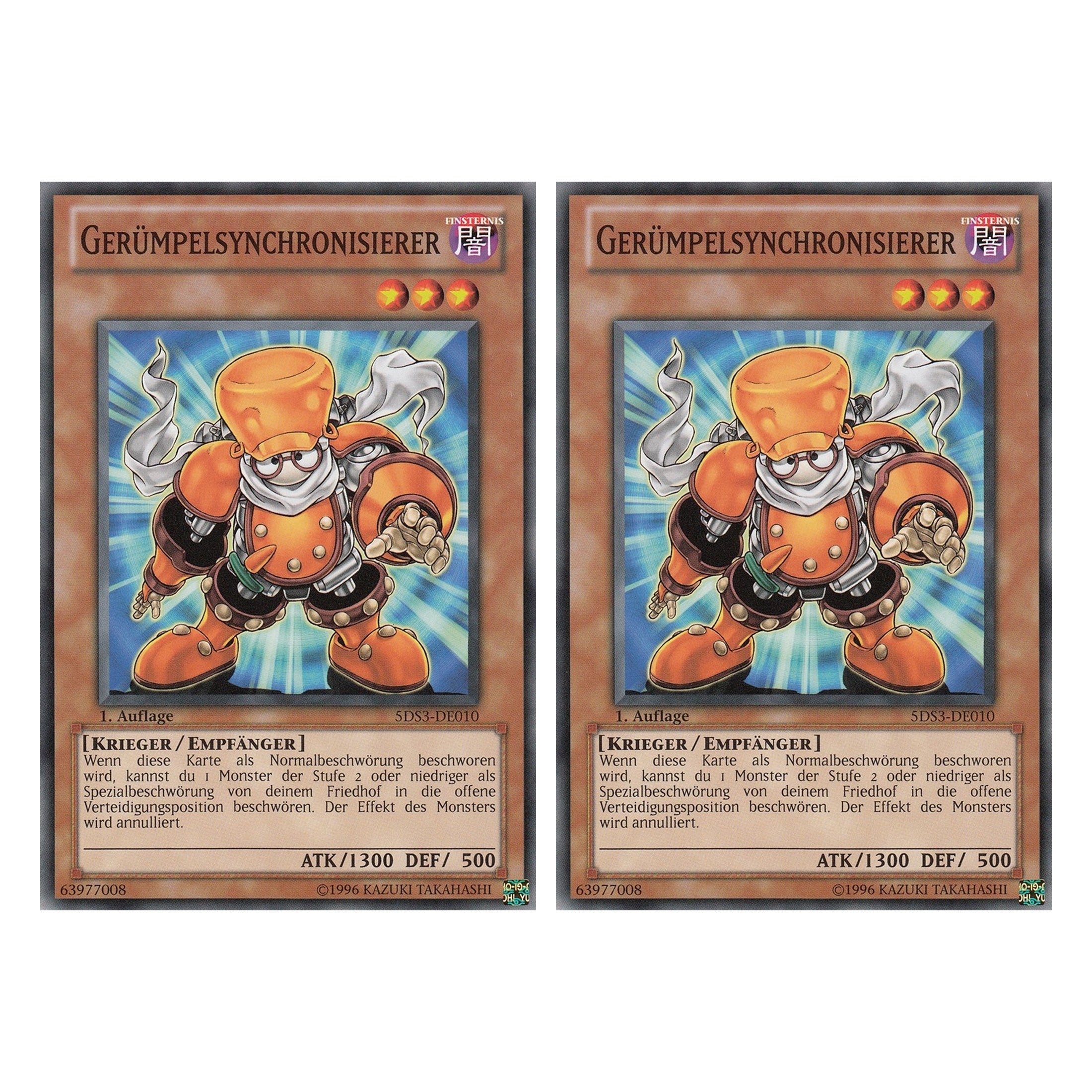 Gerümpelsynchronisierer - 5DS3-DE010 - Common - Deutsch - 1. Auflage - Starter Deck: Duelist Toolbox - Duo Set (2 Stück) - Yugioh