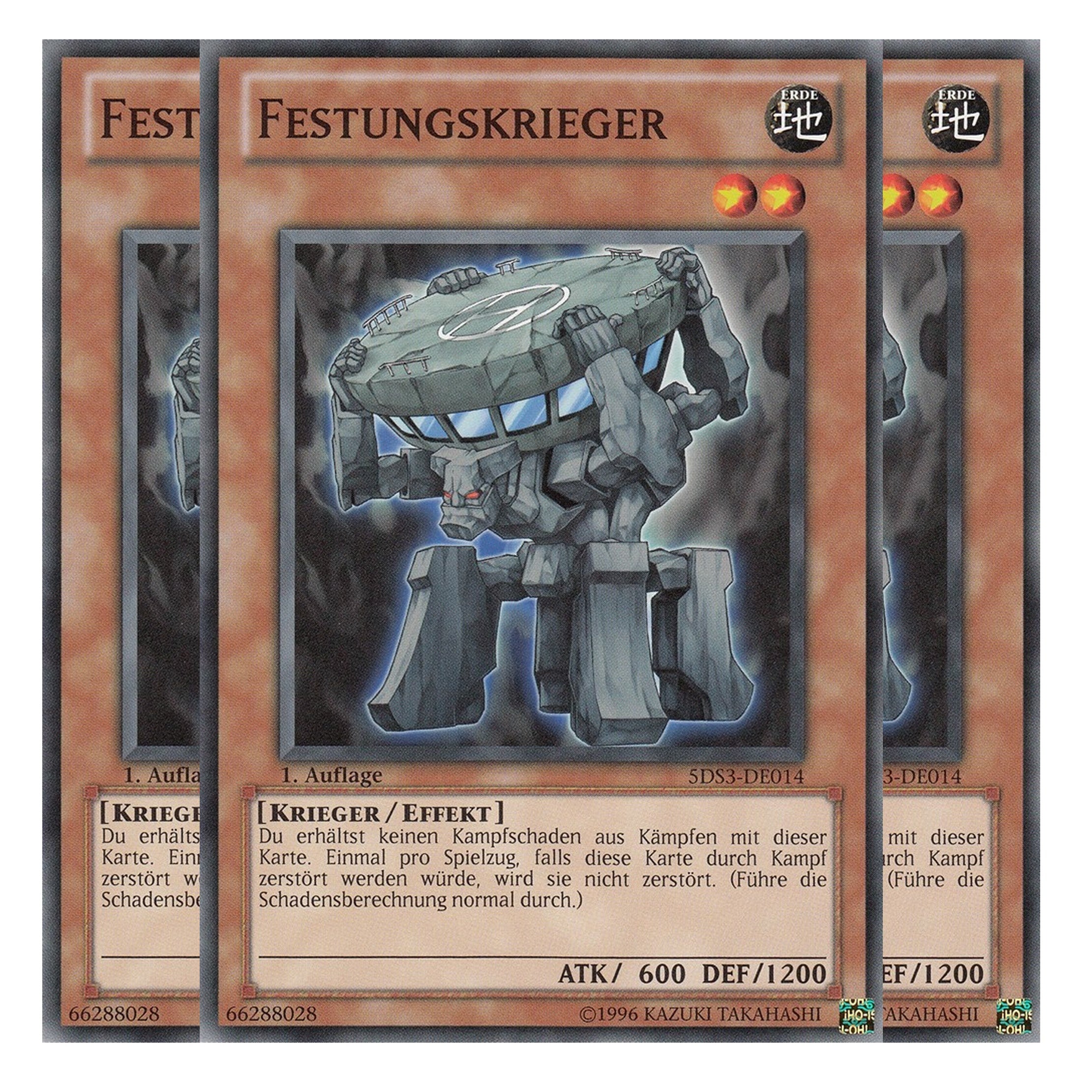 Festungskrieger - 5DS3-DE014 - Common - Deutsch - 1. Auflage - Starter Deck: Duelist Toolbox - Playset (3 Kopien)