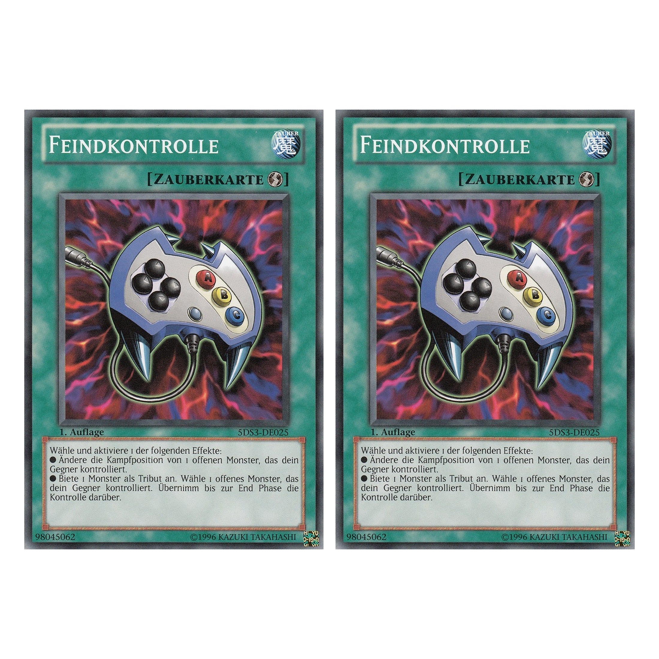 Feindkontrolle - 5DS3-DE025 - Common - Deutsch - 1. Auflage - Starter Deck: Duelist Toolbox - Duo Set (2 Stück) - Yugioh