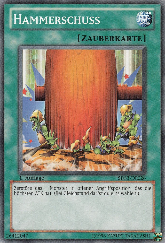 Hammerschuss - 5DS3-DE026 - Common - Deutsch - 1. Auflage - Starter Deck: Duelist Toolbox - Yugioh