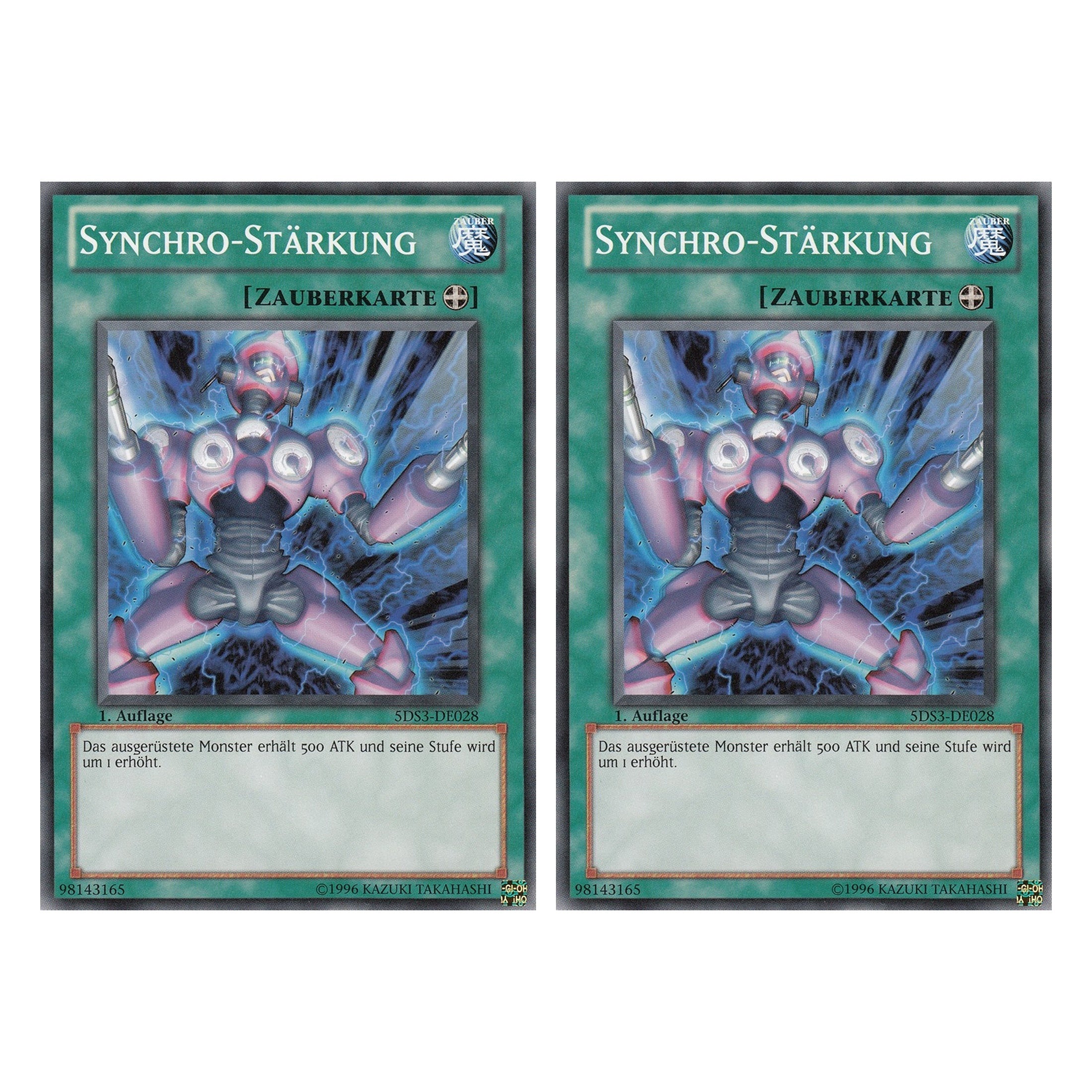 Synchro-Stärkung - 5DS3-DE028 - Common - Deutsch - 1. Auflage - Starter Deck: Duelist Toolbox - Duo Set (2 Stück) - Yugioh