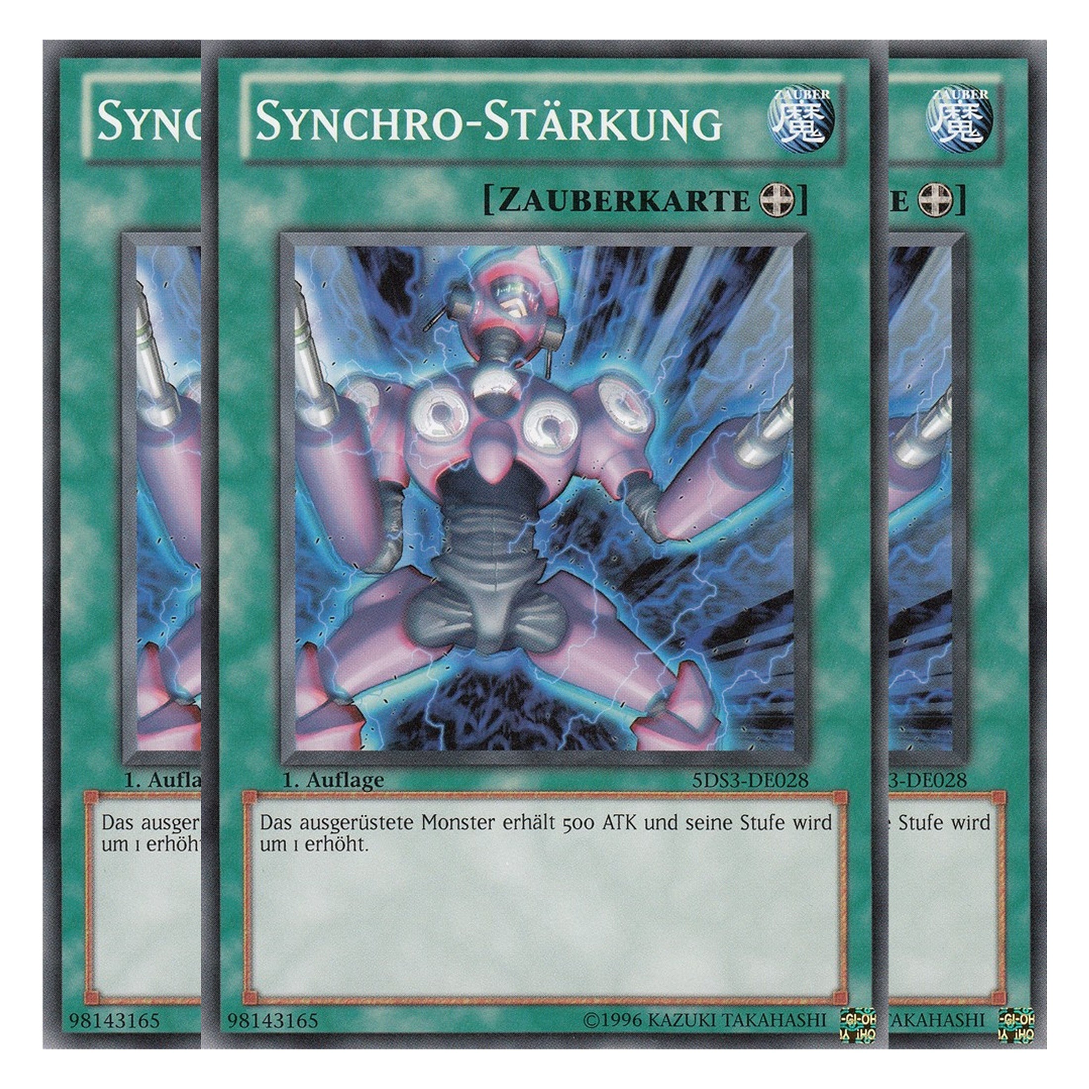 Synchro-Stärkung - 5DS3-DE028 - Common - Deutsch - 1. Auflage - Starter Deck: Duelist Toolbox - Playset (3 Kopien)