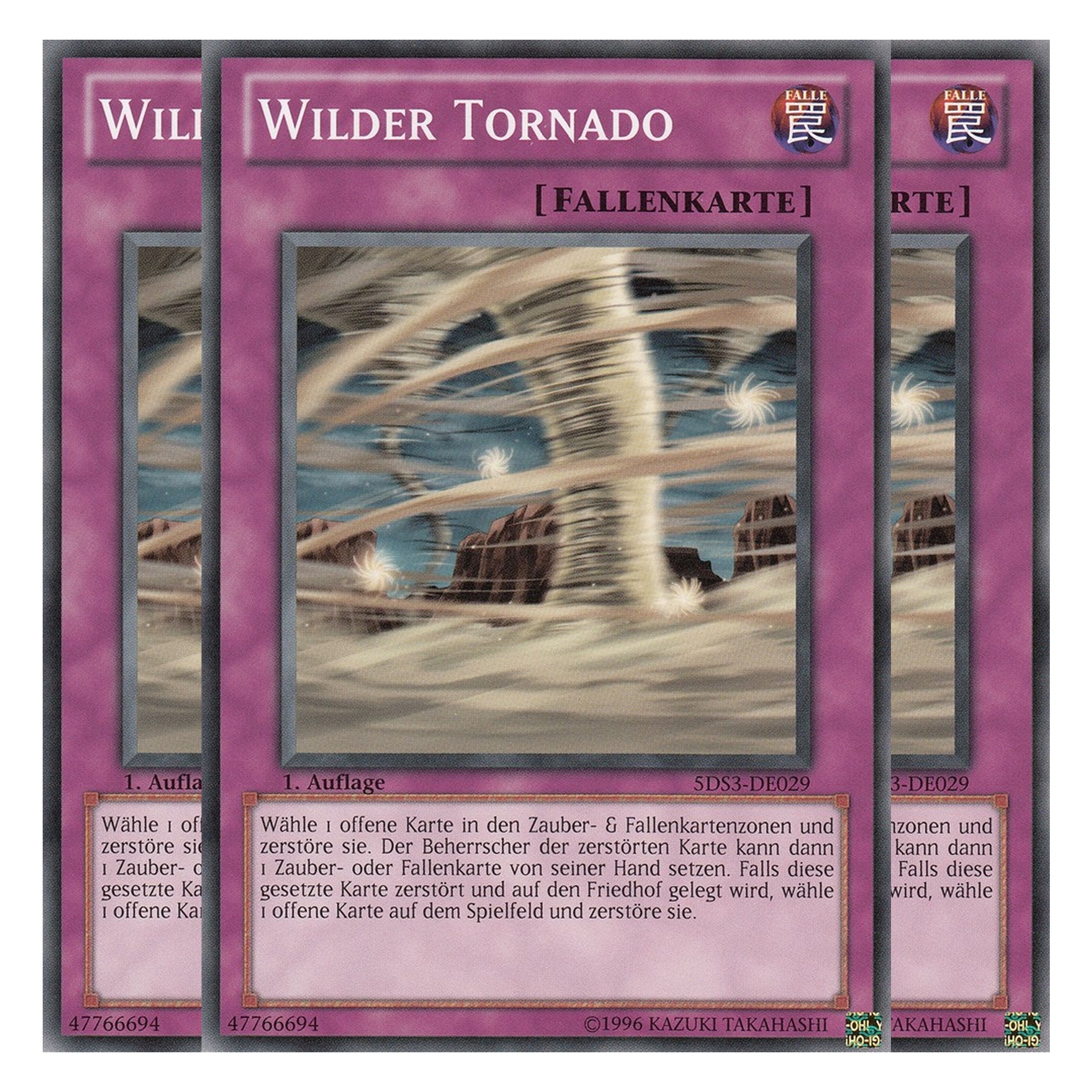 Wilder Tornado - 5DS3-DE029 - Common - Deutsch - 1. Auflage - Starter Deck: Duelist Toolbox - Playset (3 Kopien)