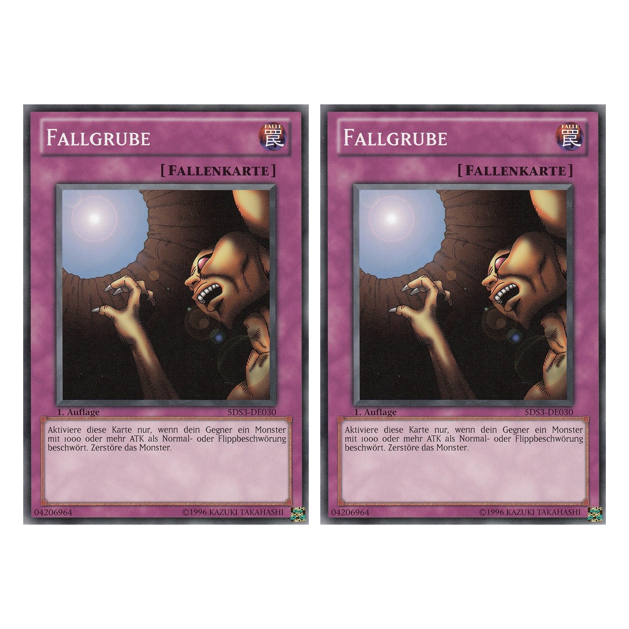 Fallgrube - 5DS3-DE030 - Common - Deutsch - 1. Auflage - Starter Deck: Duelist Toolbox - Duo Set (2 Stück) - Yugioh