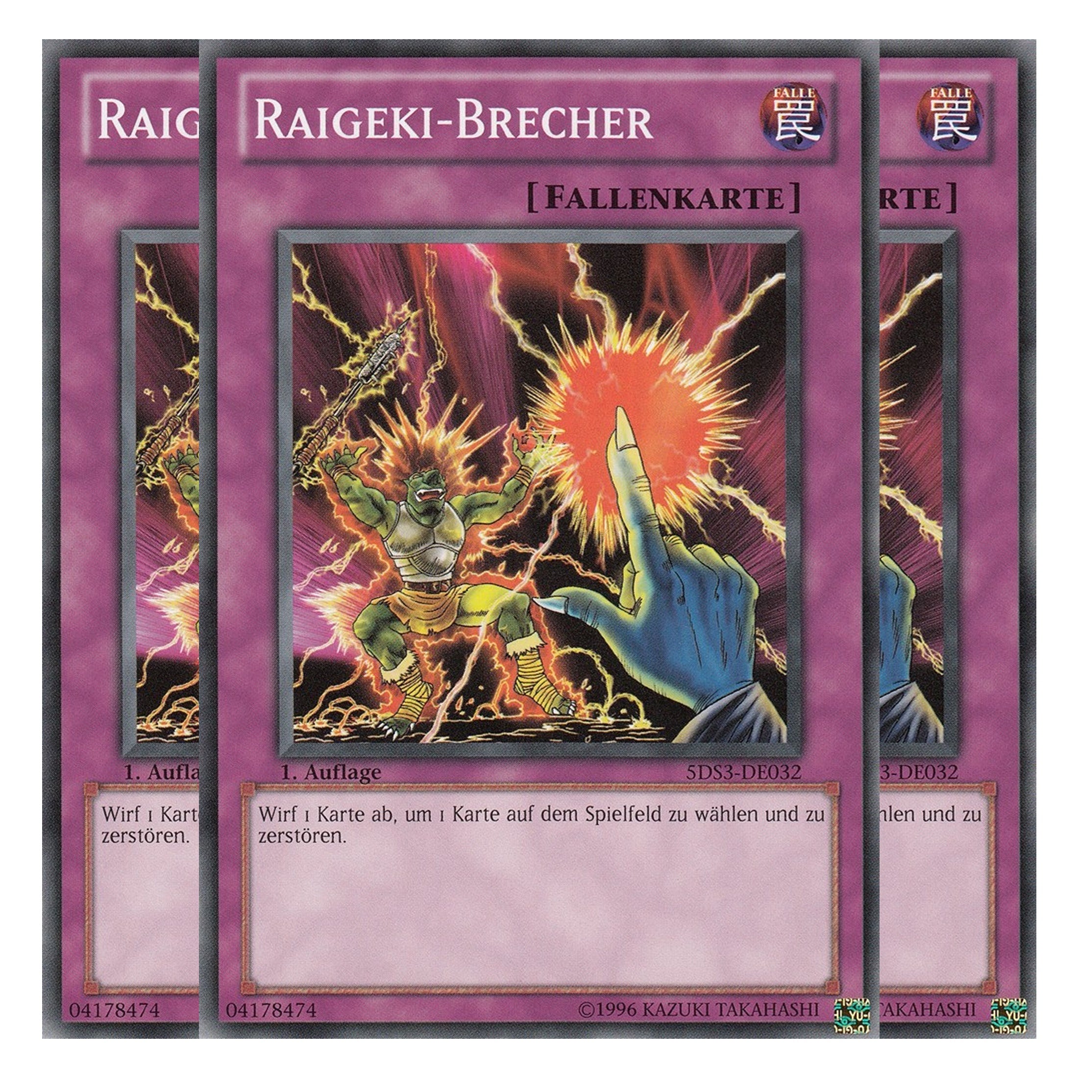 Raigeki-Brecher - 5DS3-DE032 - Common - Deutsch - 1. Auflage - Starter Deck: Duelist Toolbox - Playset (3 Kopien)