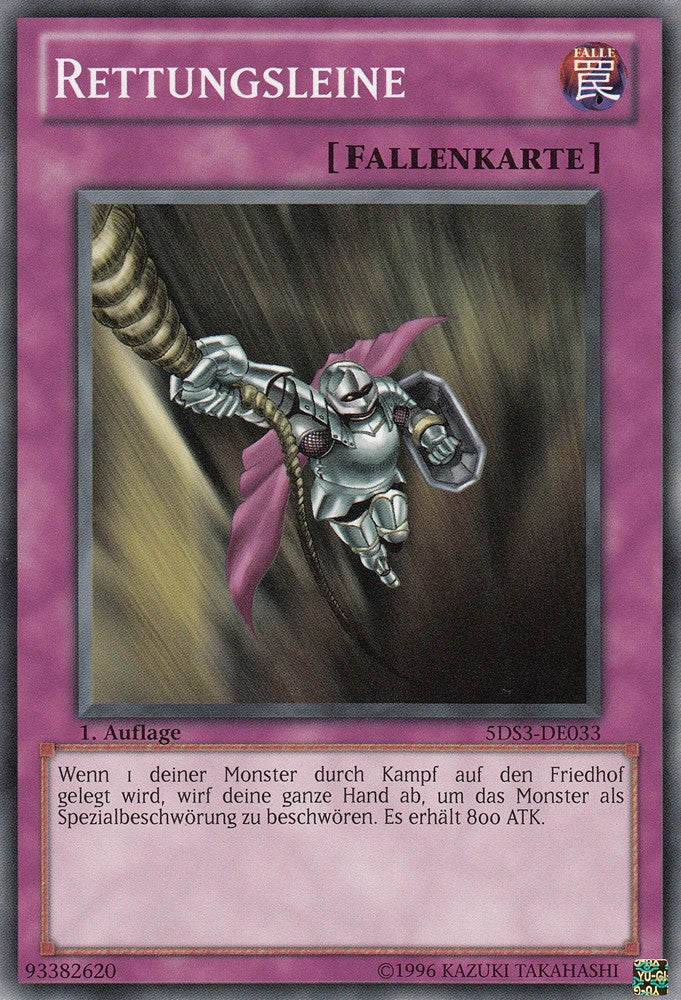 Rettungsleine - 5DS3-DE033 - Common - Deutsch - 1. Auflage - Starter Deck: Duelist Toolbox - Yugioh
