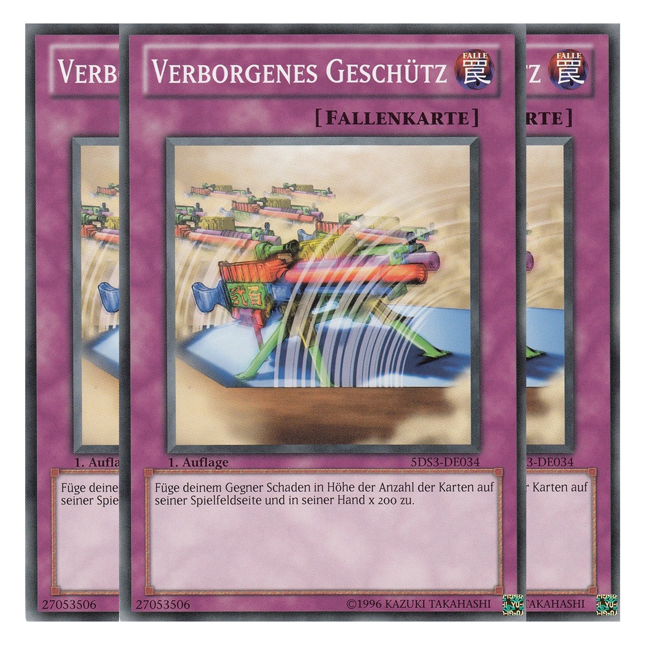 Verborgenes Geschütz - 5DS3-DE034 - Common - Deutsch - 1. Auflage - Starter Deck: Duelist Toolbox - Playset (3 Kopien)