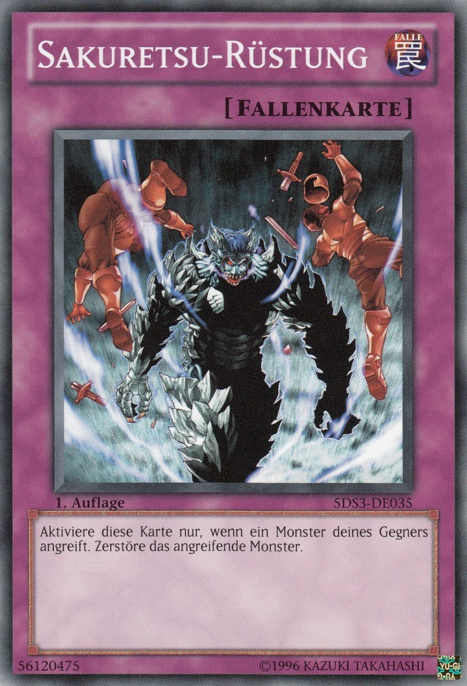 Sakuretsu-Rüstung - 5DS3-DE035 - Common - Deutsch - 1. Auflage - Starter Deck: Duelist Toolbox - Yugioh