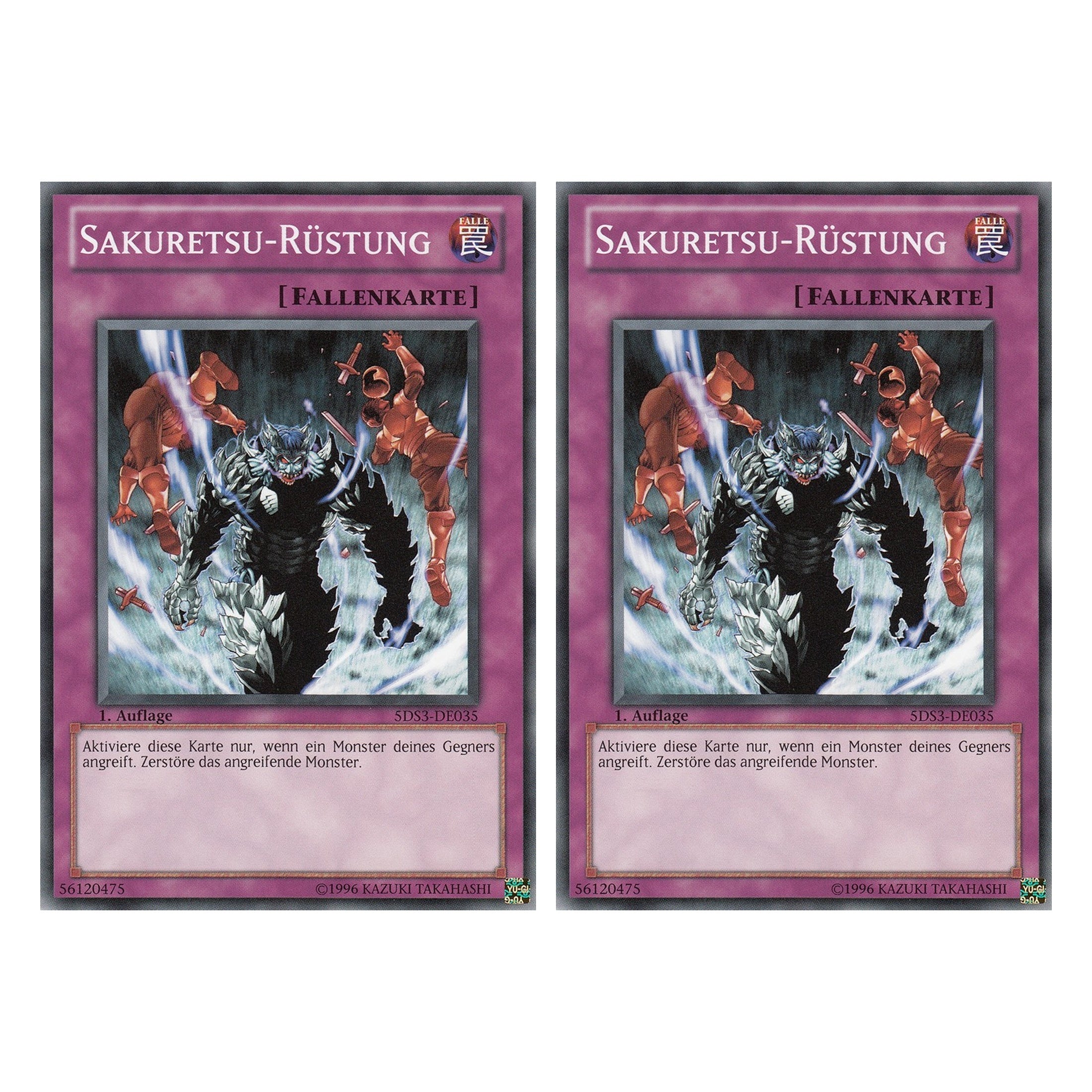 Sakuretsu-Rüstung - 5DS3-DE035 - Common - Deutsch - 1. Auflage - Starter Deck: Duelist Toolbox - Duo Set (2 Stück) - Yugioh