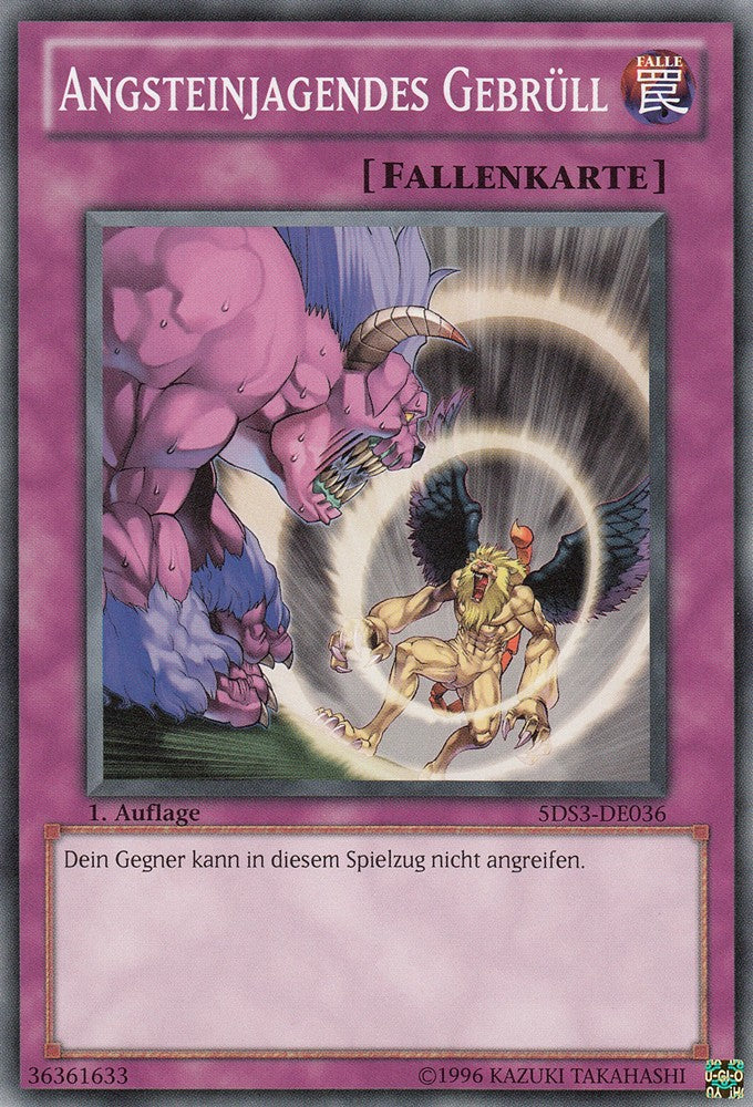 Angsteinjagendes Gebrüll - 5DS3-DE036 - Common - Deutsch - 1. Auflage - Starter Deck: Duelist Toolbox - Yugioh