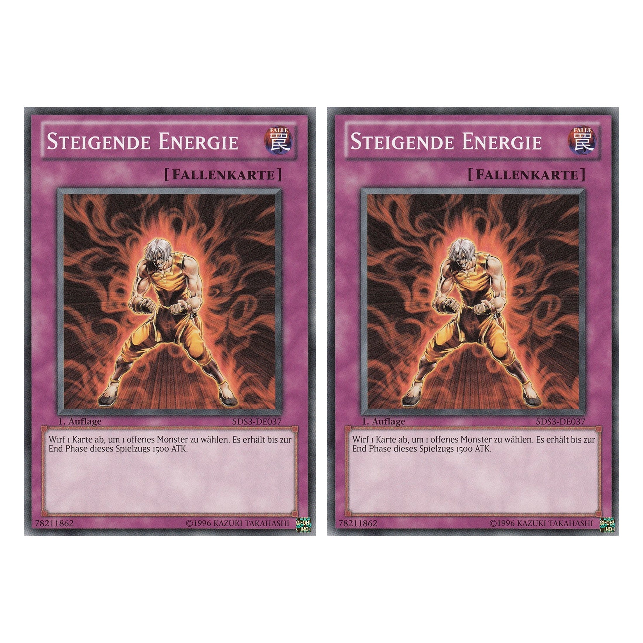 Steigende Energie - 5DS3-DE037 - Common - Deutsch - 1. Auflage - Starter Deck: Duelist Toolbox - Duo Set (2 Stück) - Yugioh