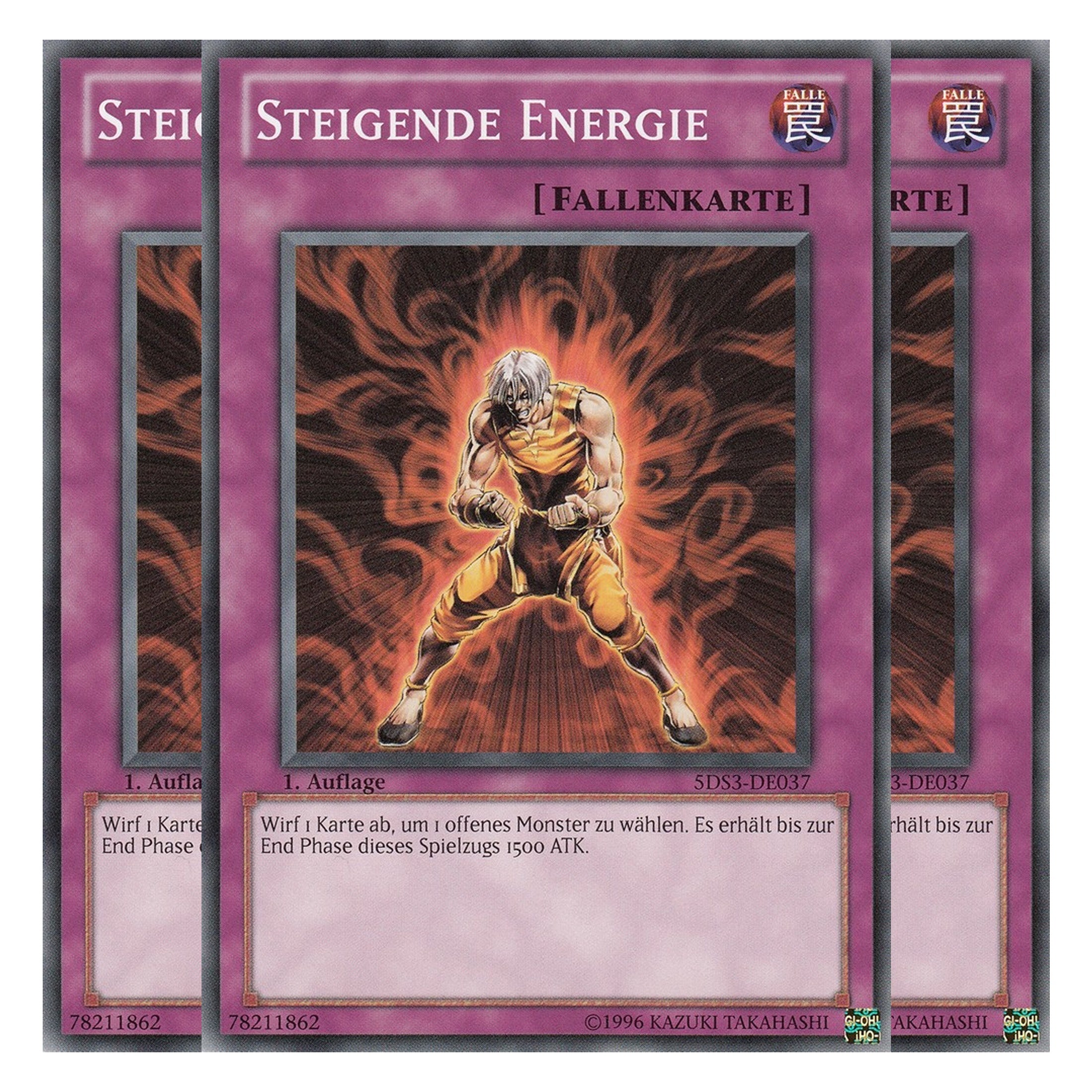 Steigende Energie - 5DS3-DE037 - Common - Deutsch - 1. Auflage - Starter Deck: Duelist Toolbox - Playset (3 Kopien)
