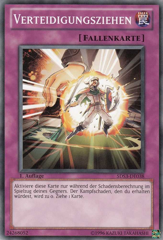 Verteidigungsziehen - 5DS3-DE038 - Common - Deutsch - 1. Auflage - Starter Deck: Duelist Toolbox - Yugioh