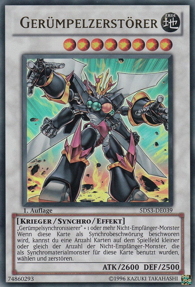 Gerümpelzerstörer - 5DS3-DE039 - Ultra Rare - Deutsch - 1. Auflage - Starter Deck: Duelist Toolbox - Yugioh