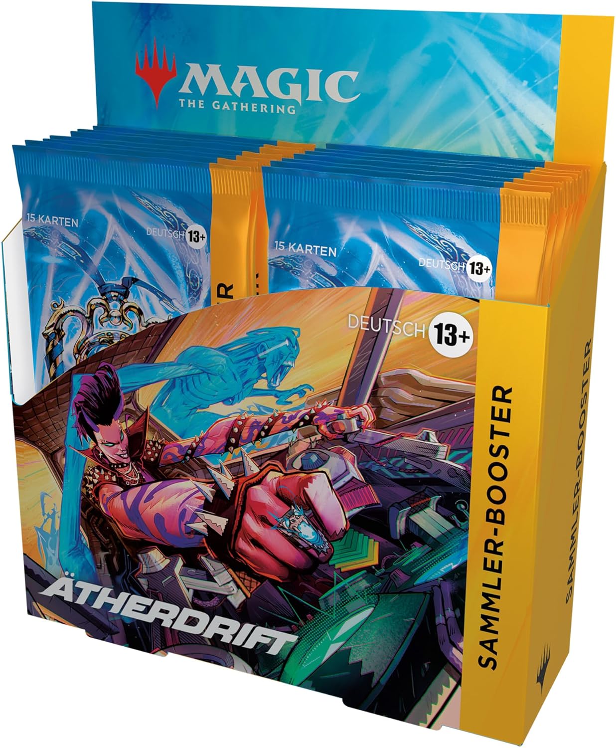 Magic the Gathering - Aetherdrift - Collector's Booster Display (12 Collector Booster) - Deutsch