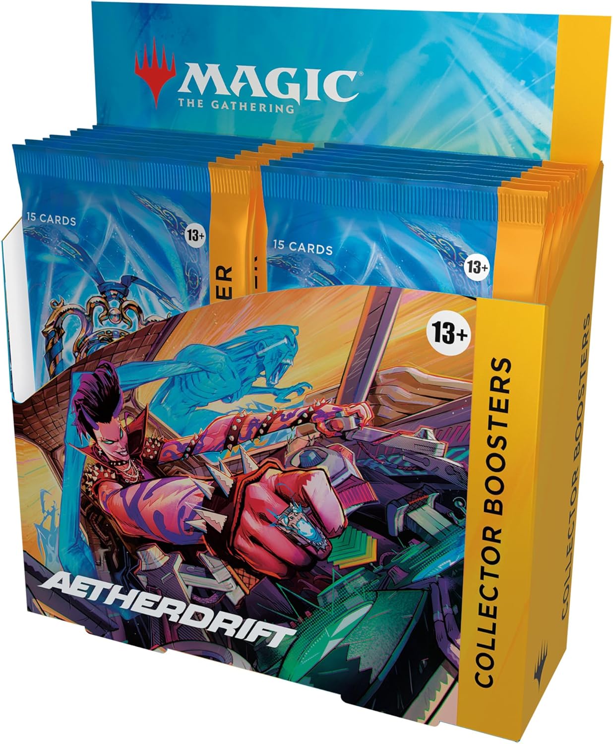 Magic the Gathering - Aetherdrift - Collector's Booster Display (12 Collector Booster) - Englisch