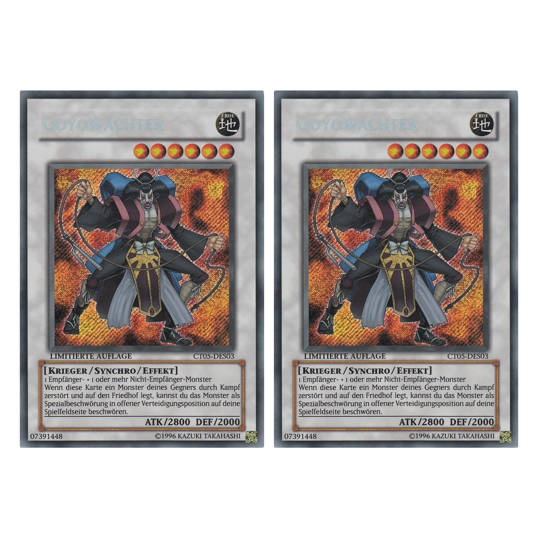 Goyowächter - CT05-DES03 - Secret Rare - Deutsch - Limitierte Auflage - Collector's Tins 2008 - Duo Set (2 Stück) - Yugioh
