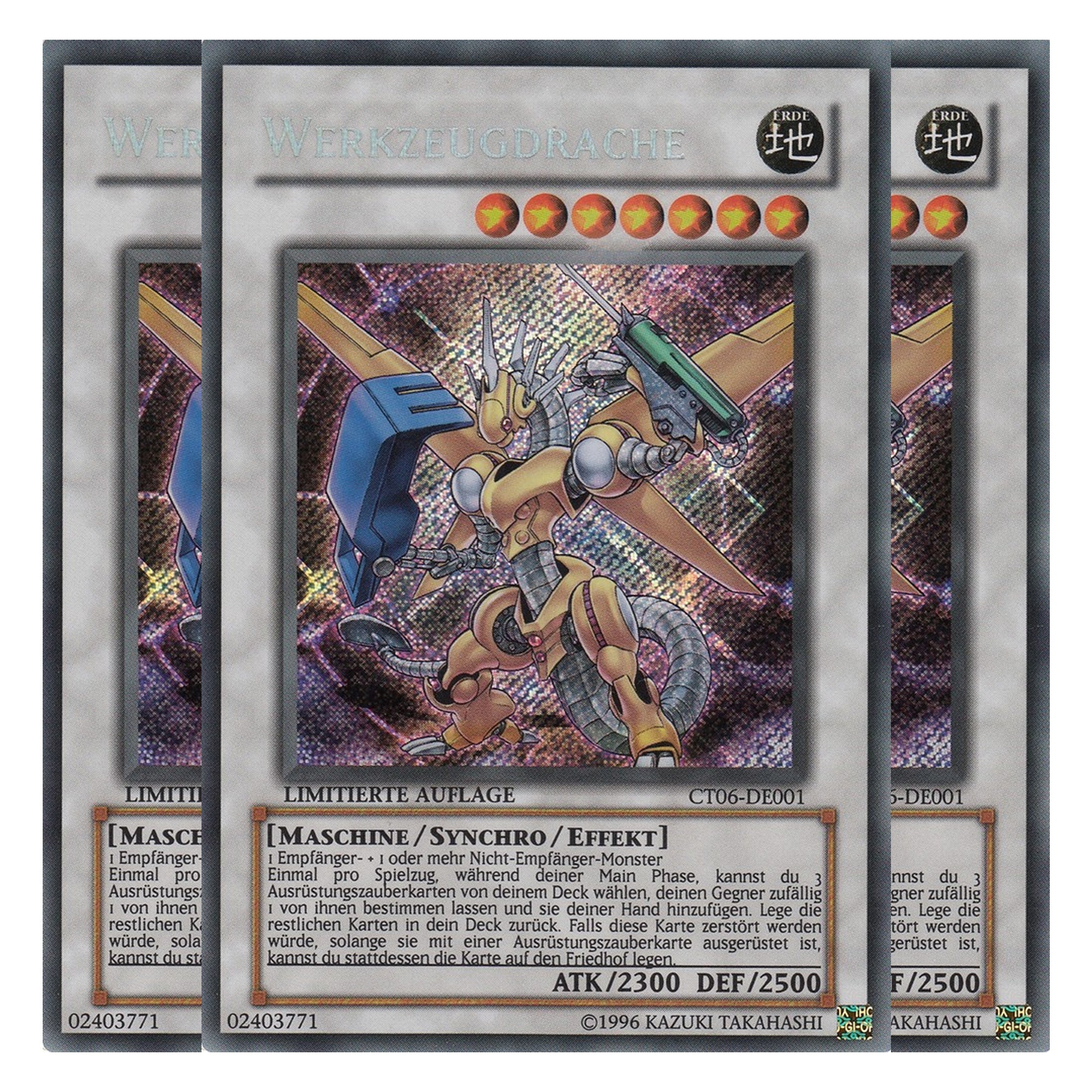 Werkzeugdrache - CT06-DE001 - Secret Rare - Deutsch - Limitierte Auflage - Collector's Tins 2009 - Playset (3 Kopien)