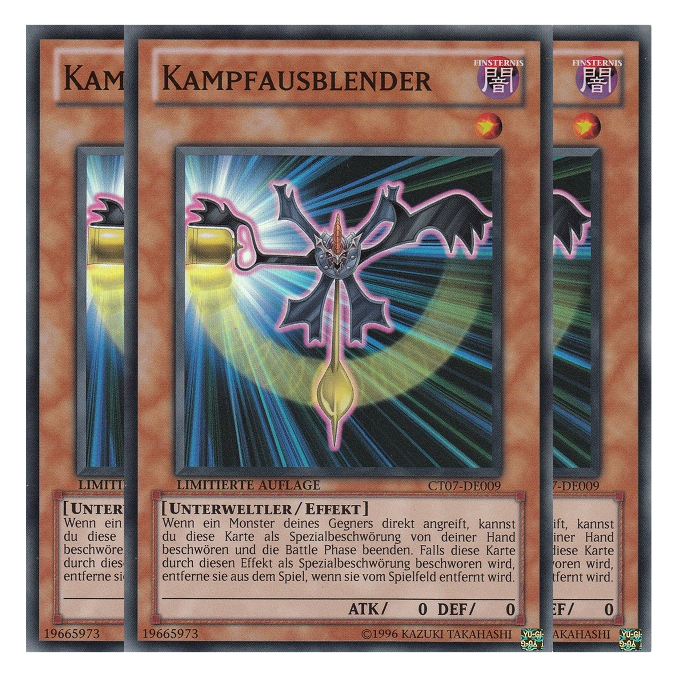 Kampfausblender - CT07-DE009 - Super Rare - Deutsch - Limitierte Auflage - Collector's Tins 2010 - Playset (3 Kopien)