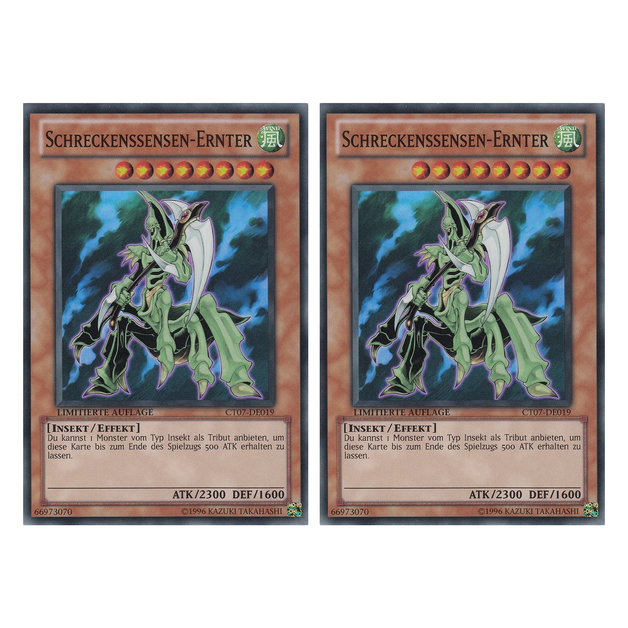 Schreckenssensen-Ernter - CT07-DE019 - Super Rare - Deutsch - Limitierte Auflage - Collector's Tins 2010 - Duo Set (2 Stück) - Yugioh