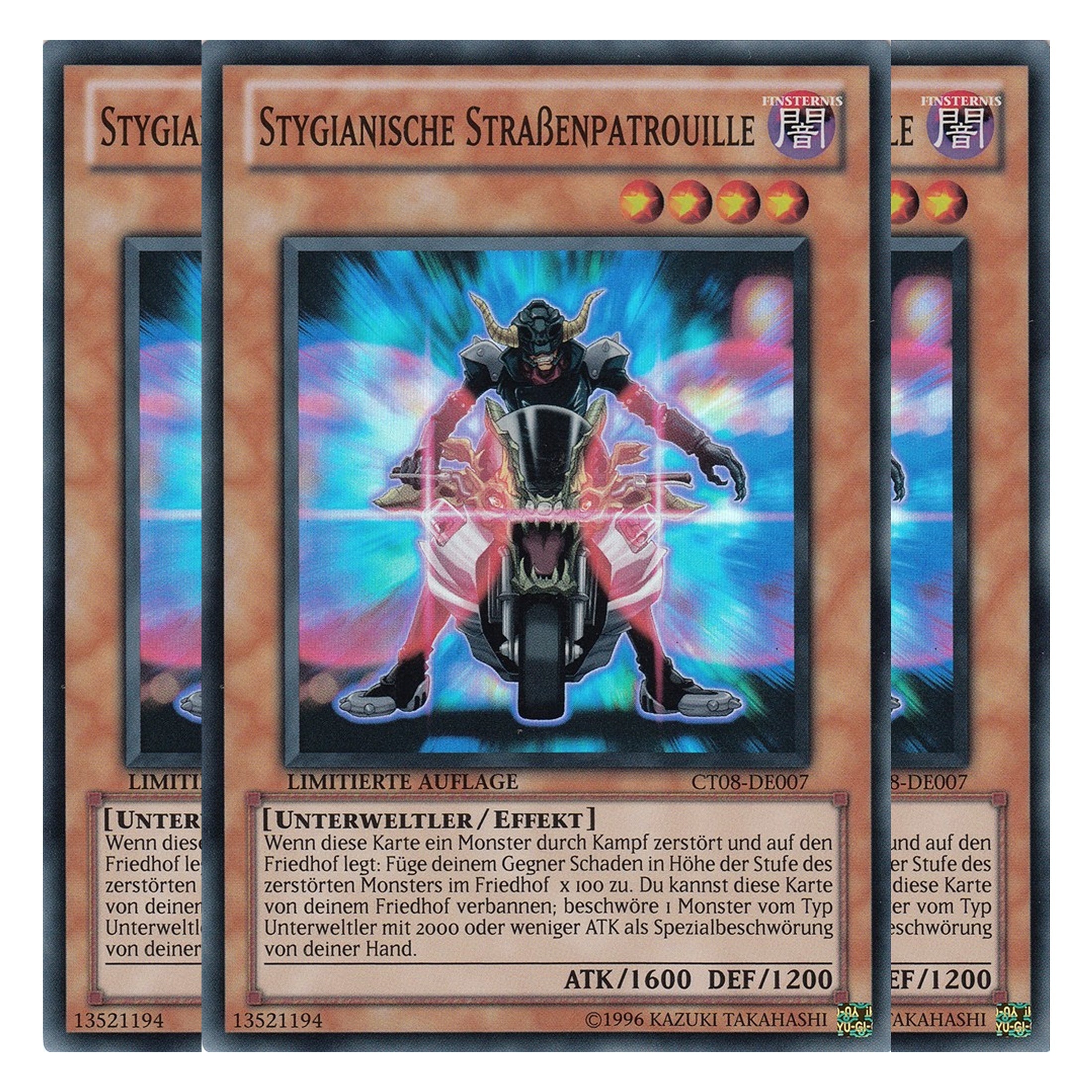 Stygianische Straßenpatrouille - CT08-DE007 - Super Rare - Deutsch - Limitierte Auflage - Collector's Tins 2011 - Playset (3 Kopien)