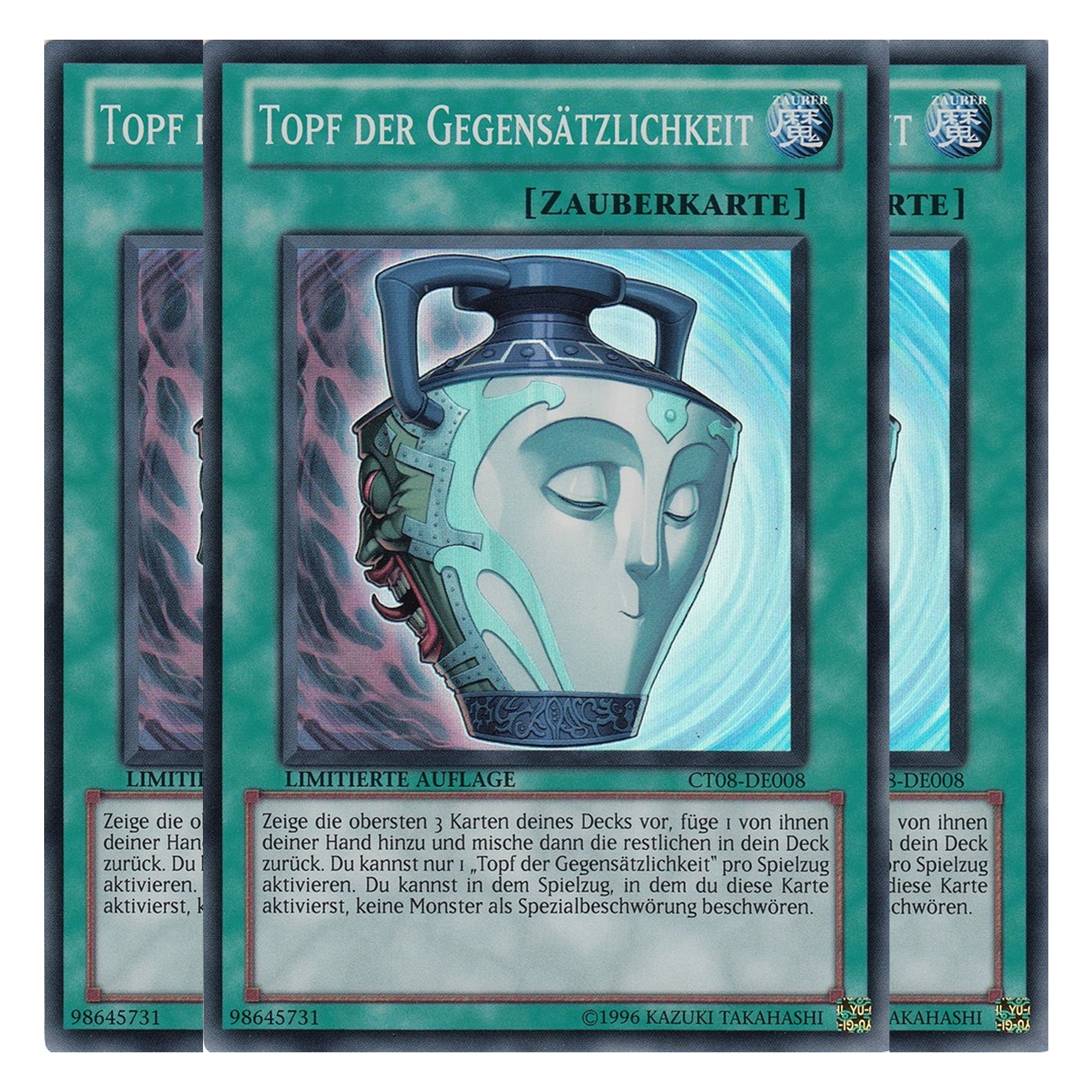 Topf der Gegensätzlichkeit - CT08-DE008 - Super Rare - Deutsch - Limitierte Auflage - Collector's Tins 2011 - Playset (3 Kopien)