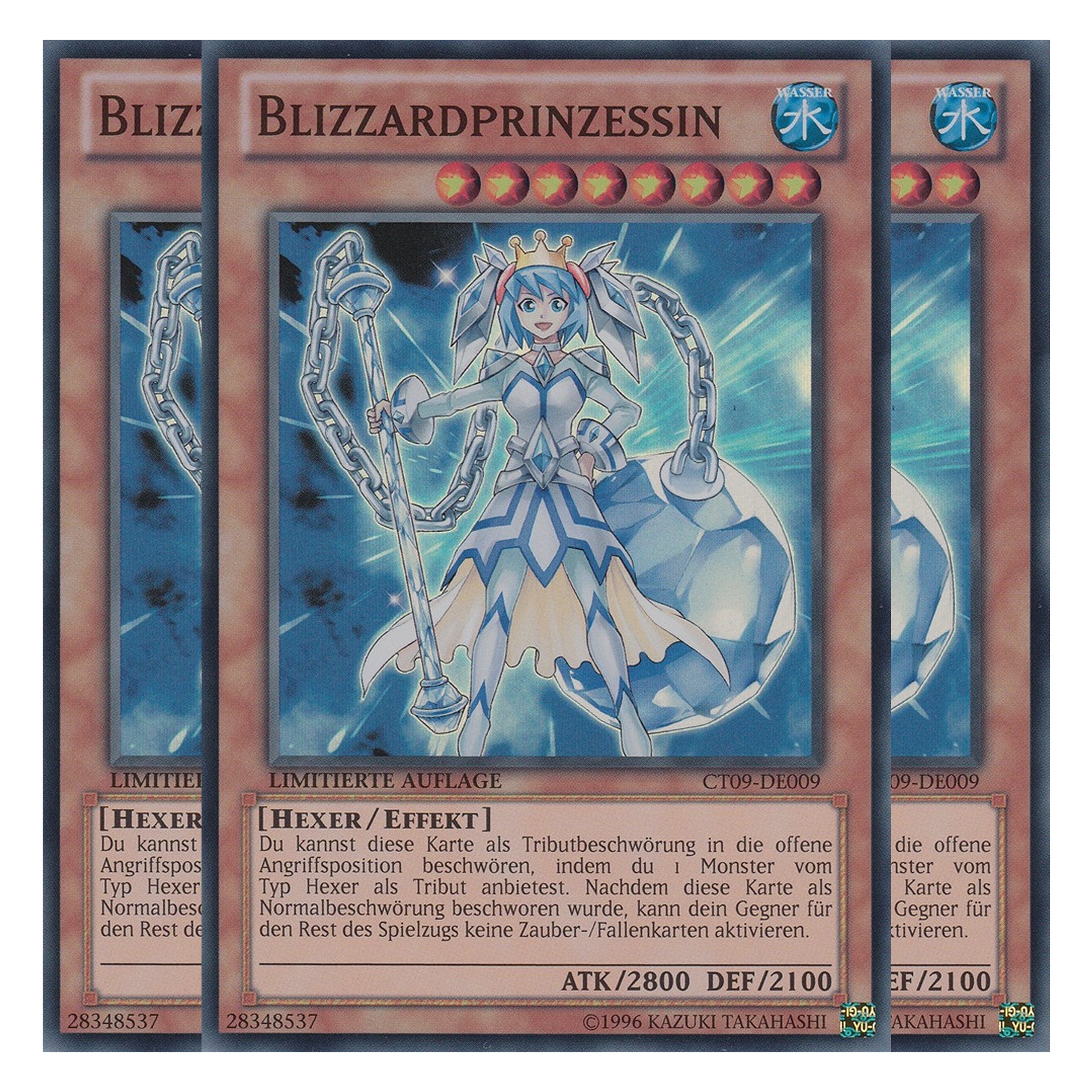 Blizzardprinzessin - CT09-DE009 - Super Rare - Deutsch - Limitierte Auflage - Collector's Tins 2012 - Playset (3 Kopien)