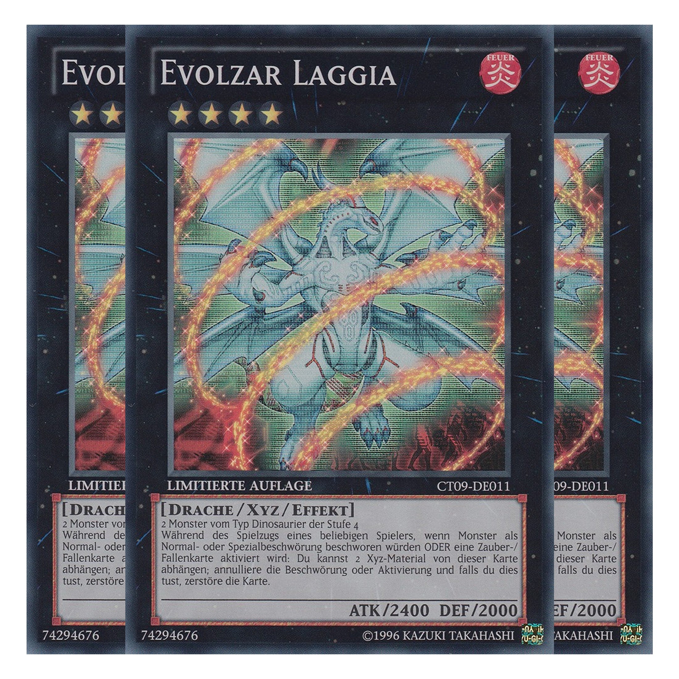 Evolzar Laggia - CT09-DE011 - Super Rare - Deutsch - Limitierte Auflage - Collector's Tins 2012 - Playset (3 Kopien)