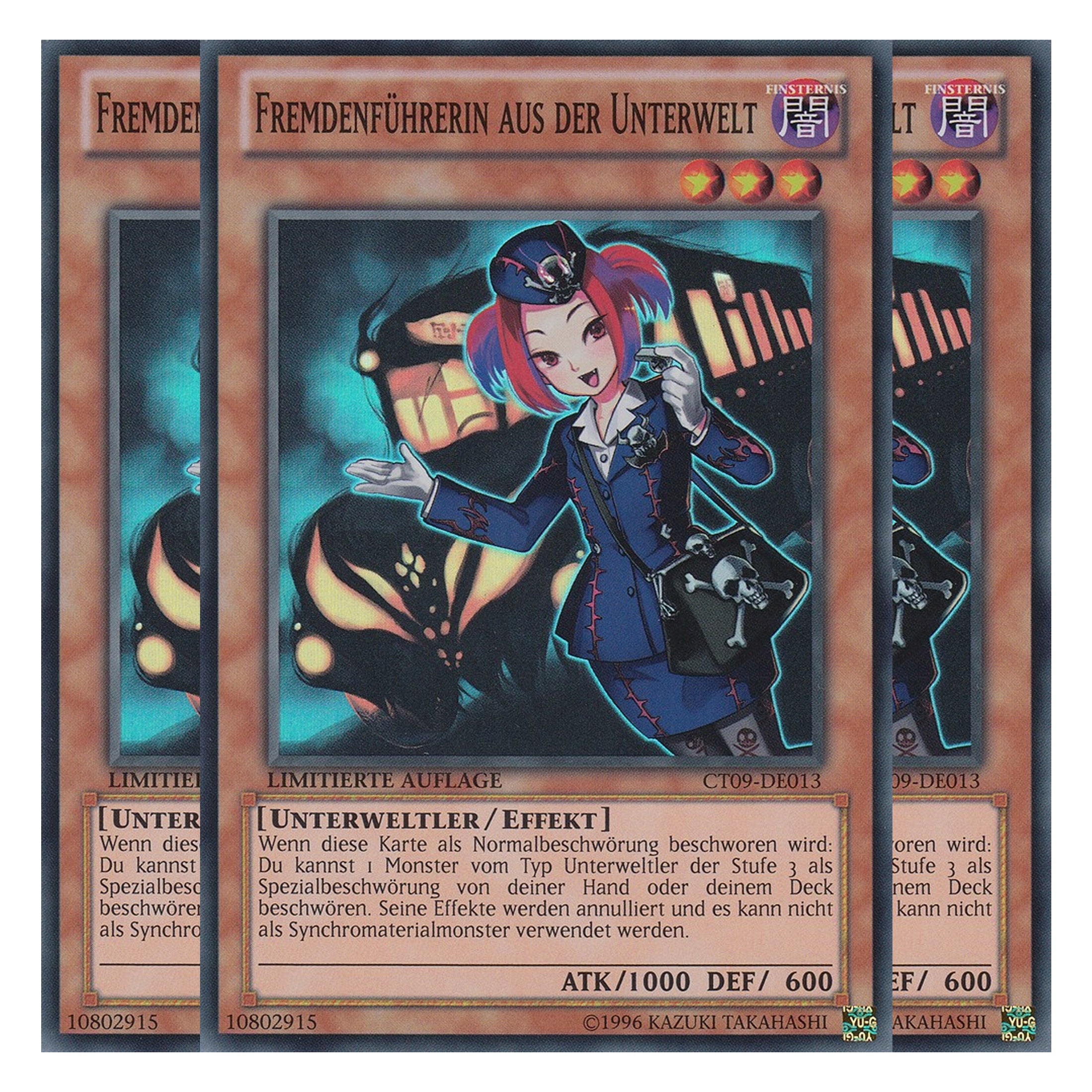 Fremdenführerin aus der Unterwelt - CT09-DE013 - Super Rare - Deutsch - Limitierte Auflage - Collector's Tins 2012 - Playset (3 Kopien)
