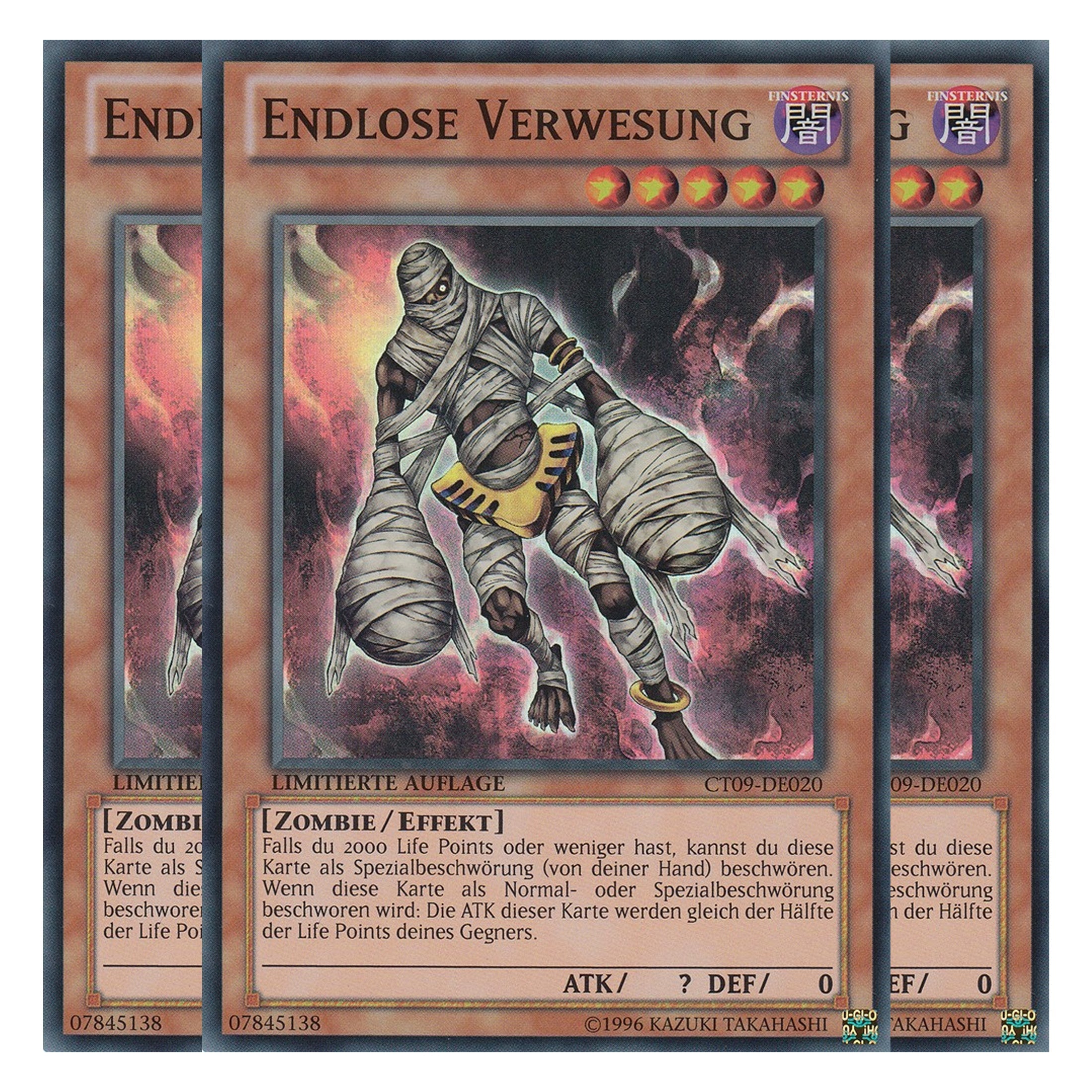 Endlose Verwesung - CT09-DE020 - Super Rare - Deutsch - Limitierte Auflage - Collector's Tins 2012 - Playset (3 Kopien)