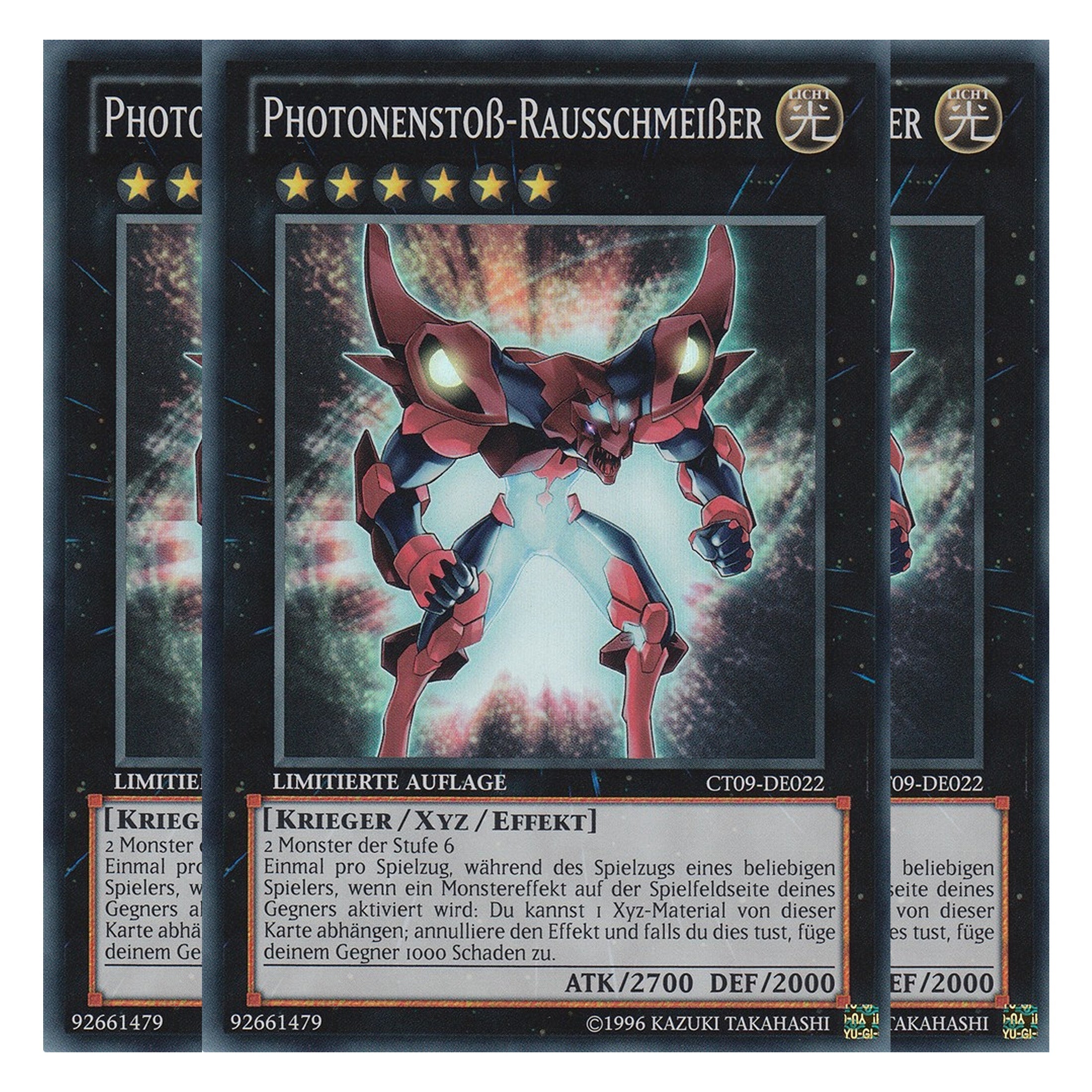 Photonenstoß-Rausschmeißer - CT09-DE022 - Super Rare - Deutsch - Limitierte Auflage - Collector's Tins 2012 - Playset (3 Kopien)
