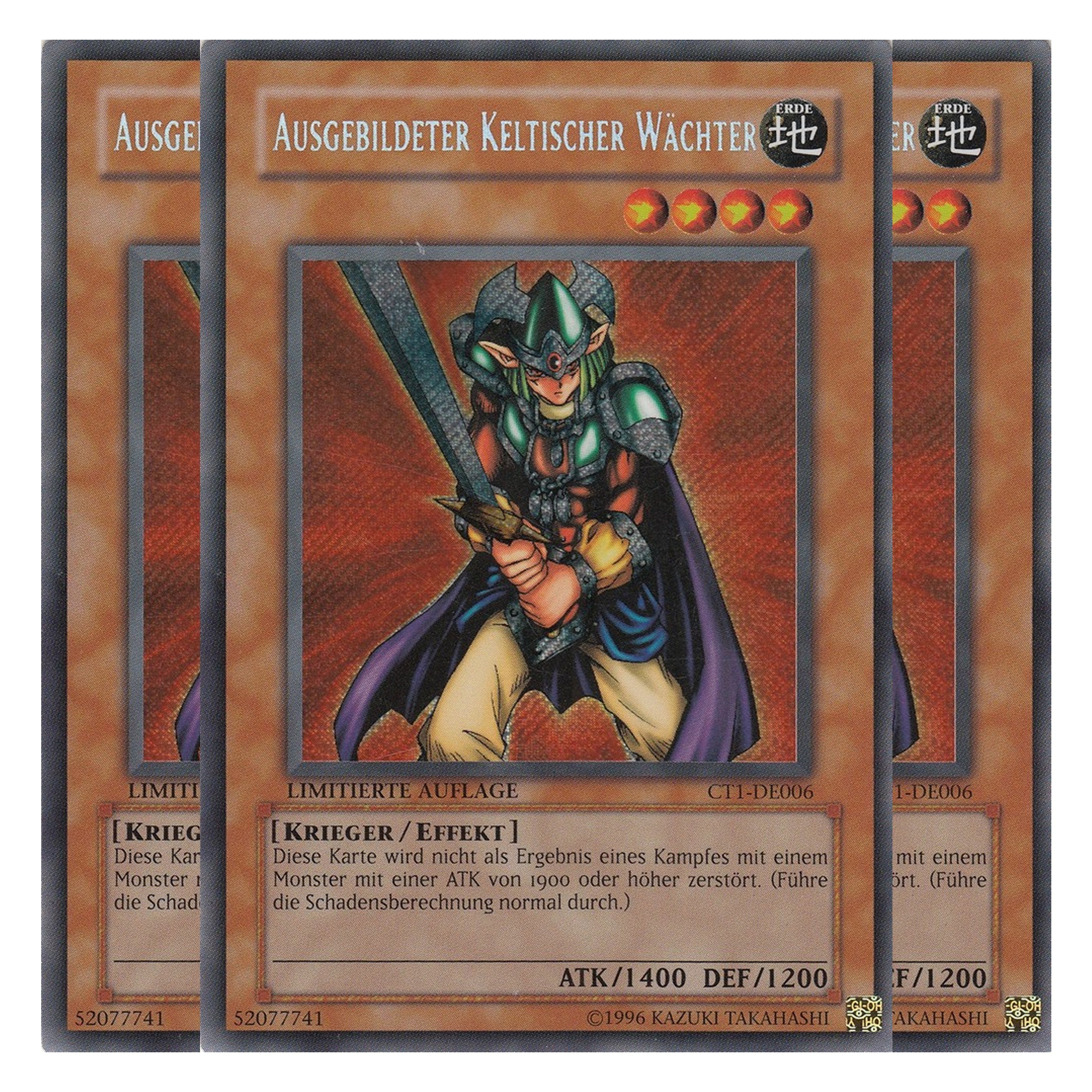 Ausgebildeter Keltischer Wächter - CT1-DE006 - Secret Rare - Deutsch - Limitierte Auflage - Collector's Tins 2004 - Playset (3 Kopien)