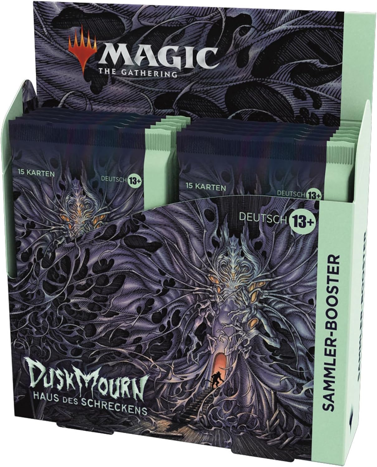 Magic the Gathering - Duskmourn - Collector Display (12 Collector Booster) - Deutsch