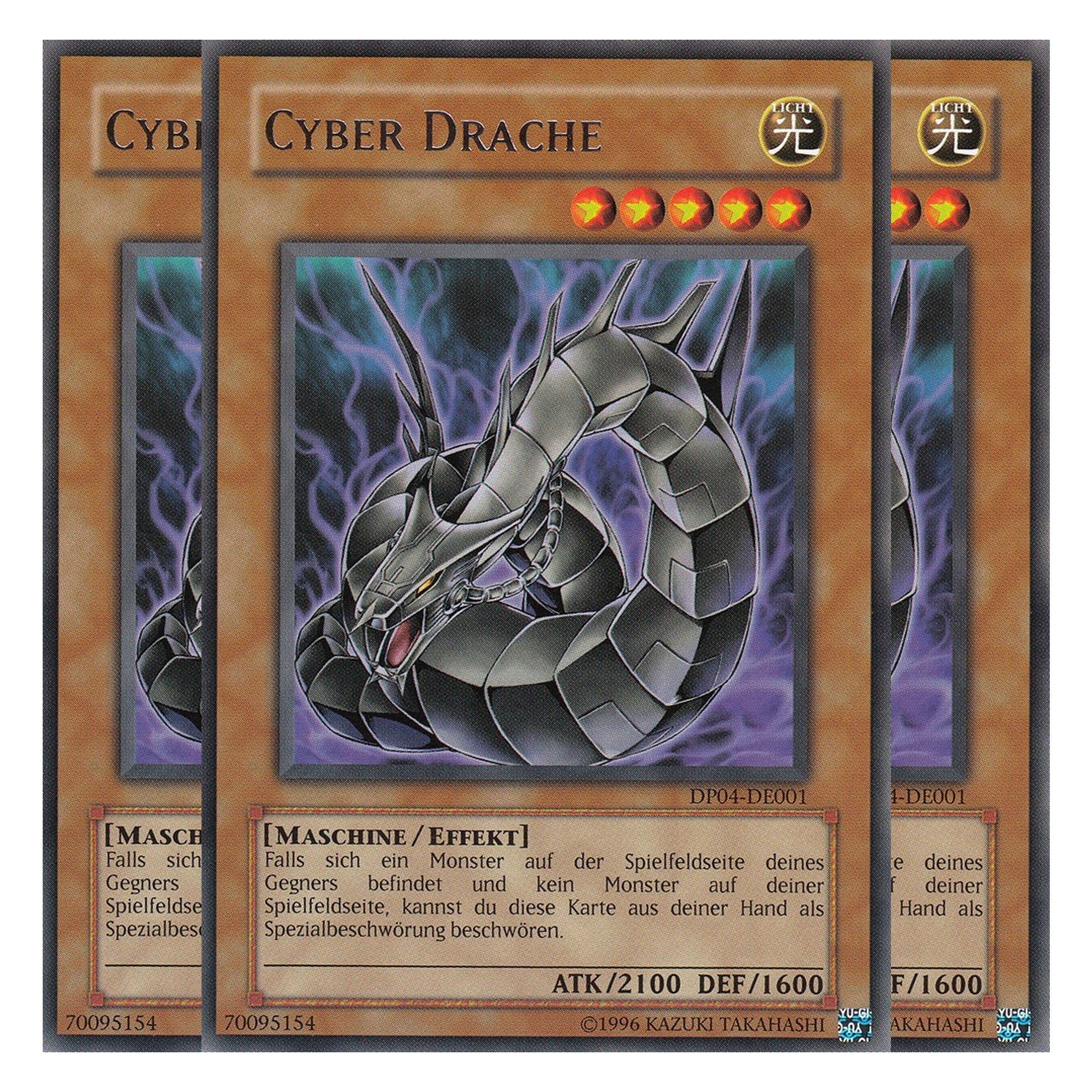 Cyber Drache - DP04-DE001 - Rare - Deutsch - Unlimitiert - Duelist Pack: Zane Truesdale - Playset (3 Kopien)