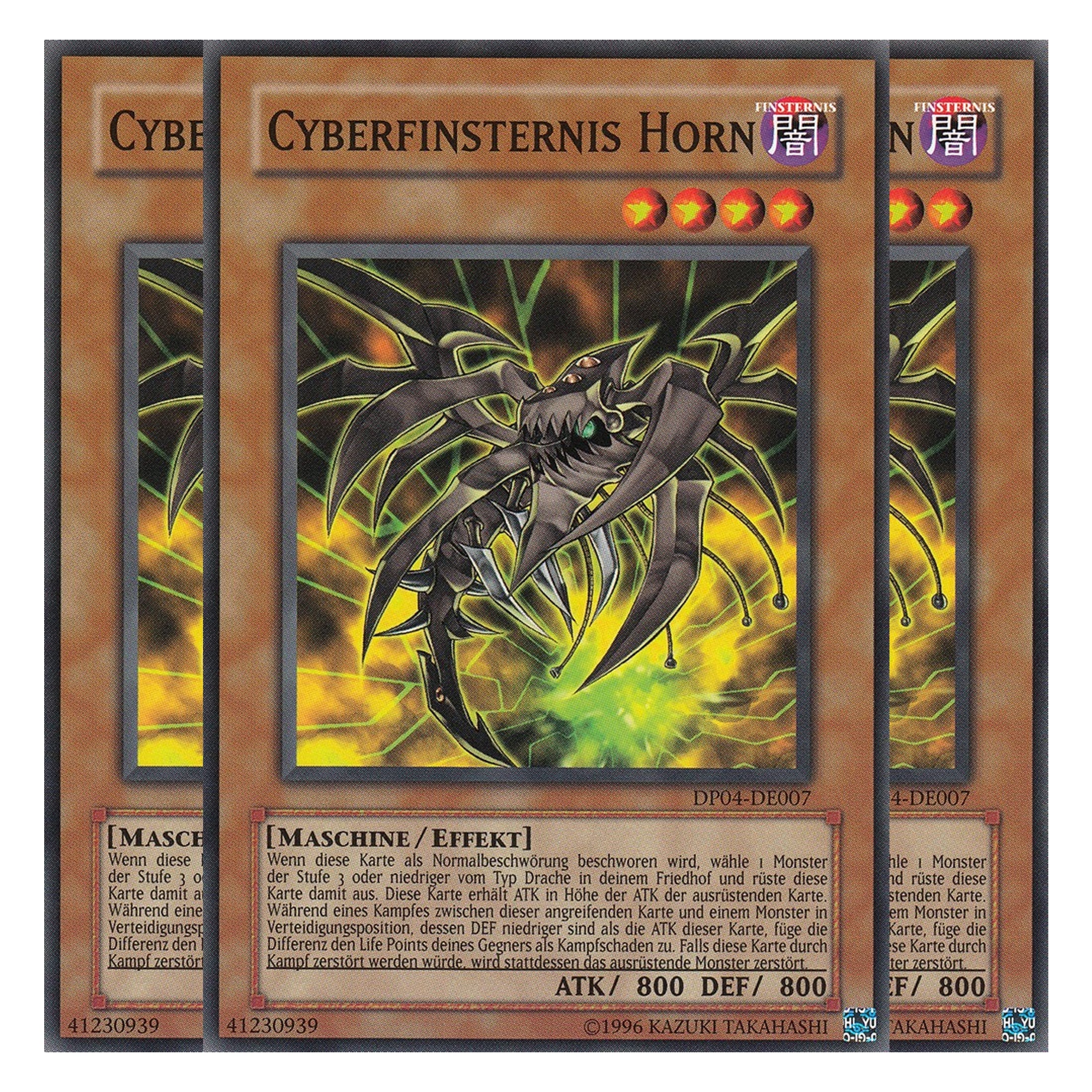 Cyberfinsternis Horn - DP04-DE007 - Common - Deutsch - Unlimitiert - Duelist Pack: Zane Truesdale - Playset (3 Kopien)