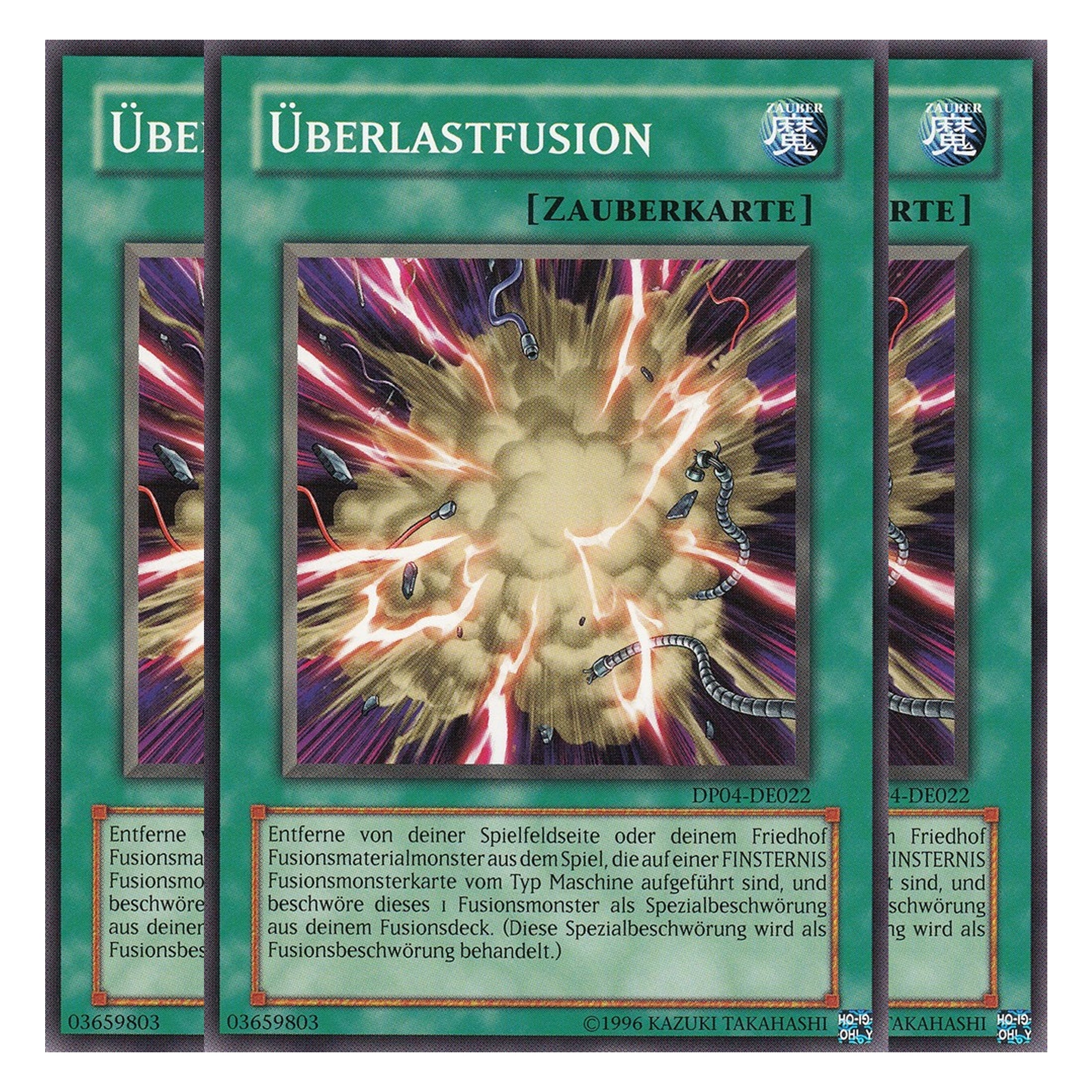 Überlastfusion - DP04-DE022 - Common - Deutsch - Unlimitiert - Duelist Pack: Zane Truesdale - Playset (3 Kopien)