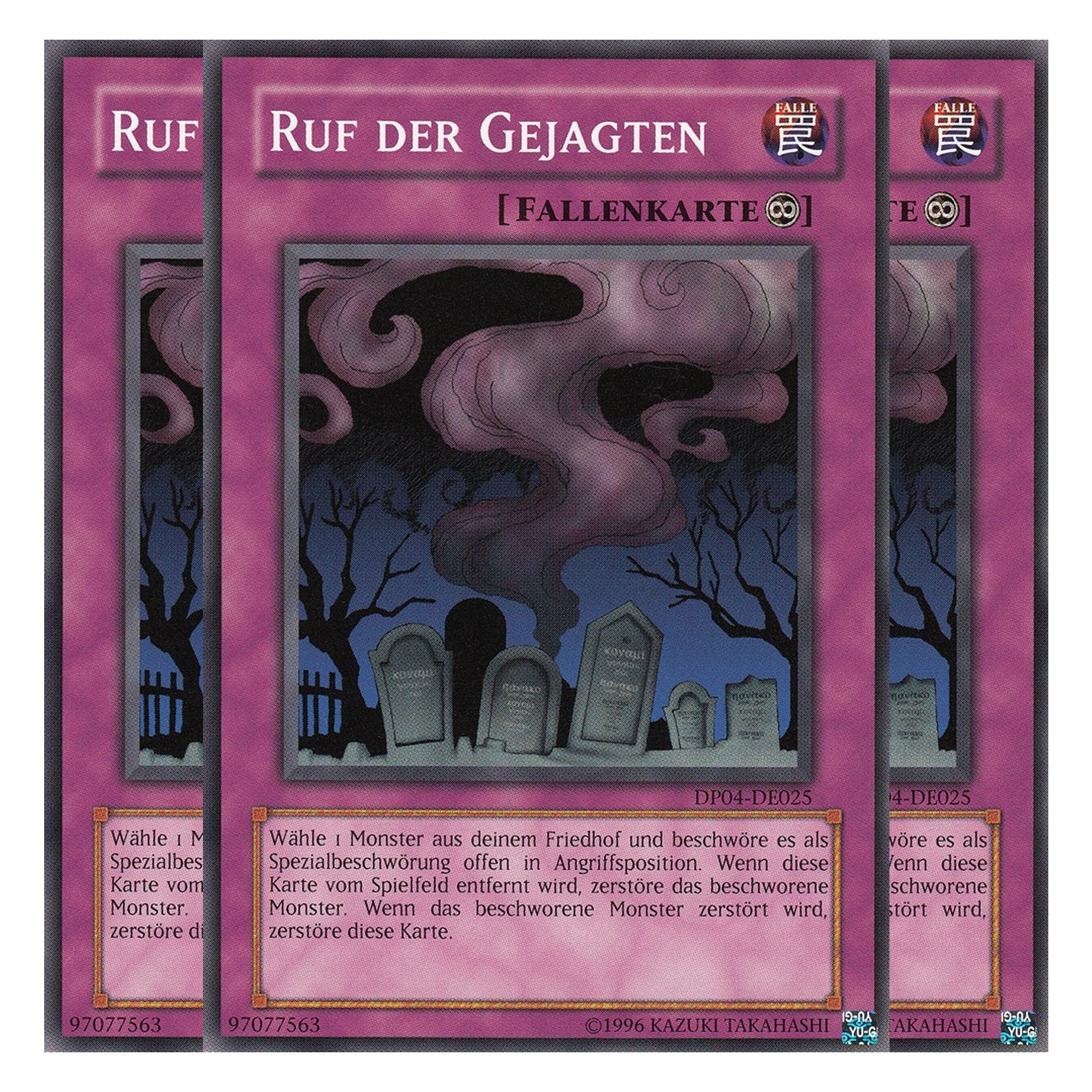 Ruf der Gejagten - DP04-DE025 - Common - Deutsch - Unlimitiert - Duelist Pack: Zane Truesdale - Playset (3 Kopien)