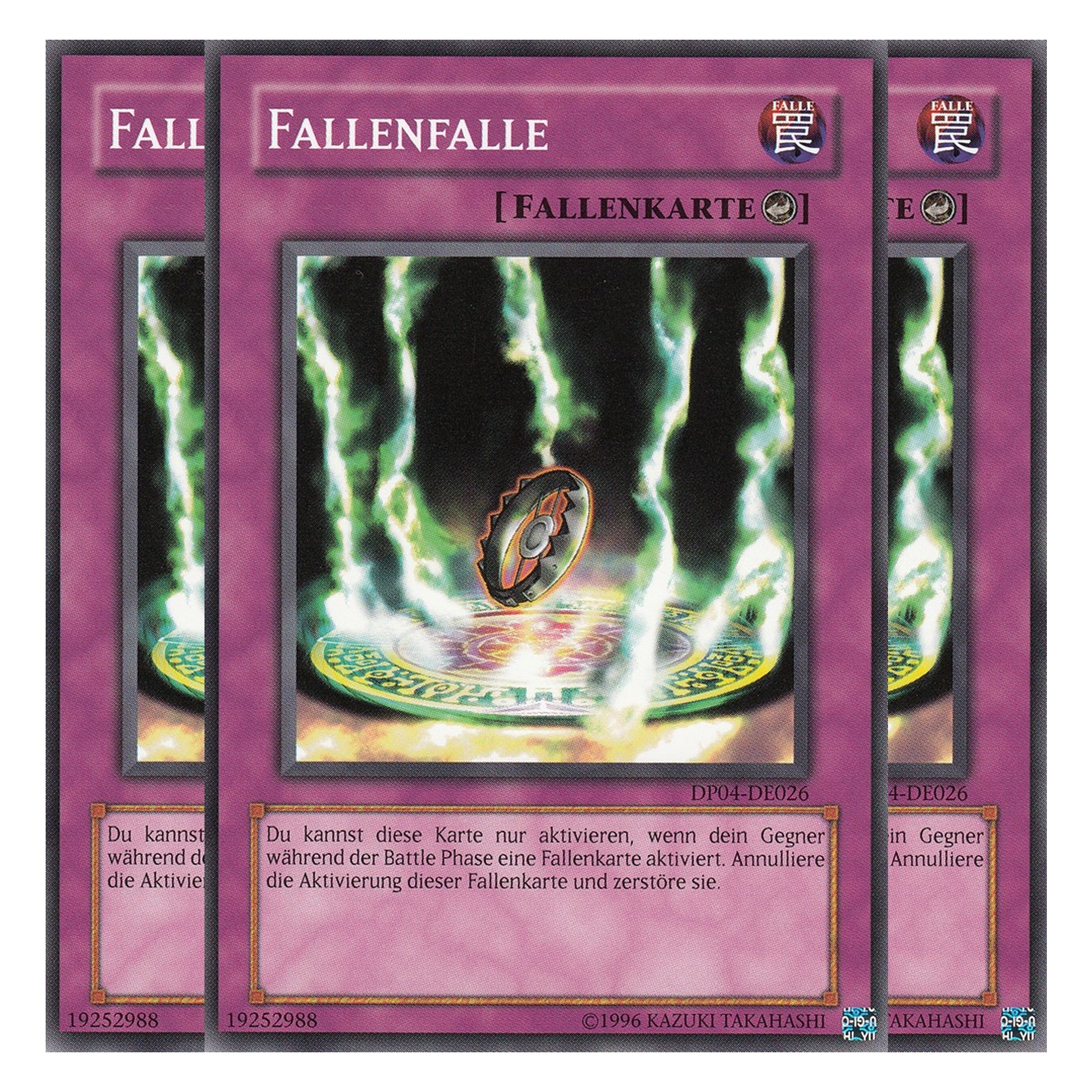 Fallenfalle - DP04-DE026 - Common - Deutsch - Unlimitiert - Duelist Pack: Zane Truesdale - Playset (3 Kopien)