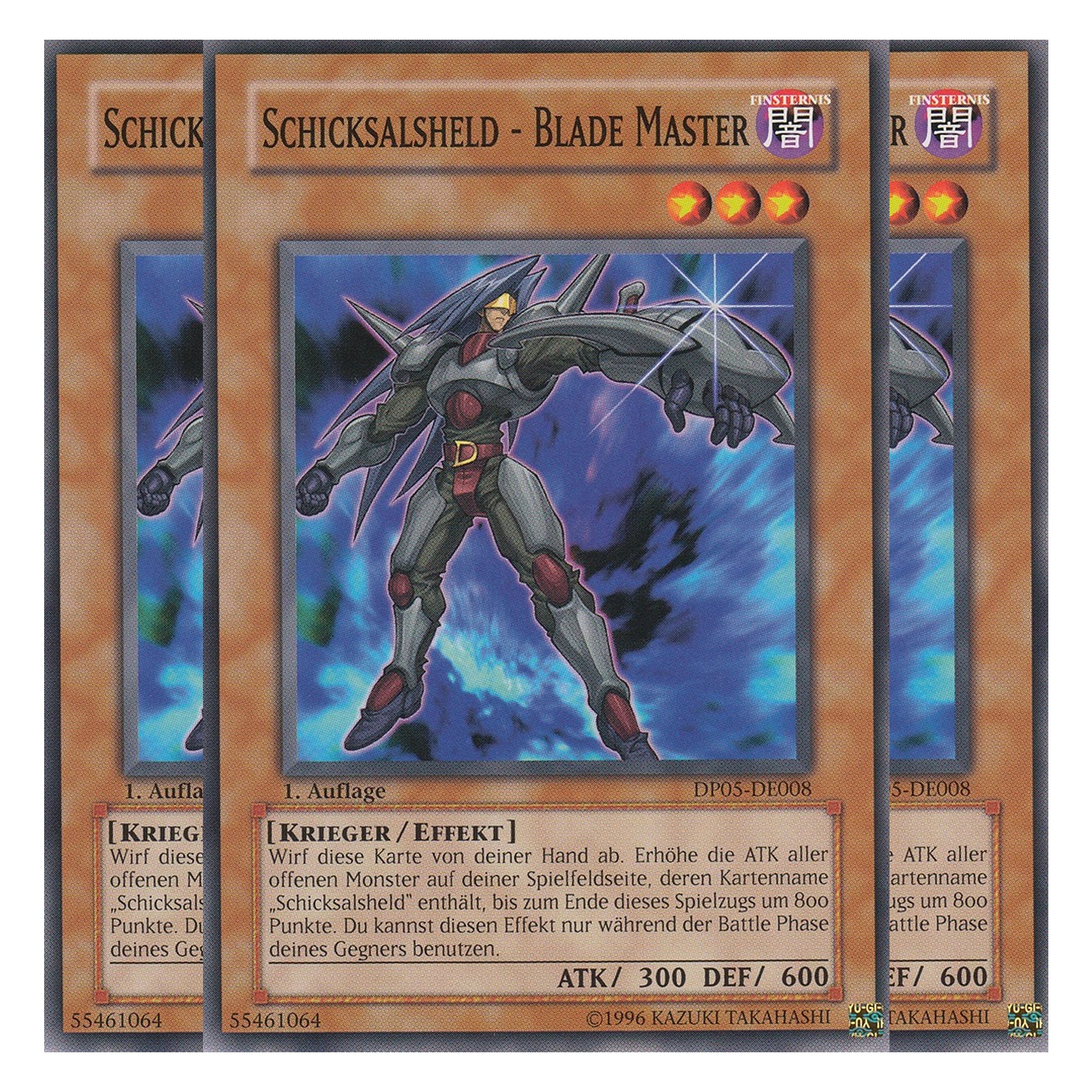 Schicksalsheld - Blade Master - DP05-DE008 - Common - Deutsch - Unlimitiert - Duelist Pack: Aster Phoenix - Playset (3 Kopien)