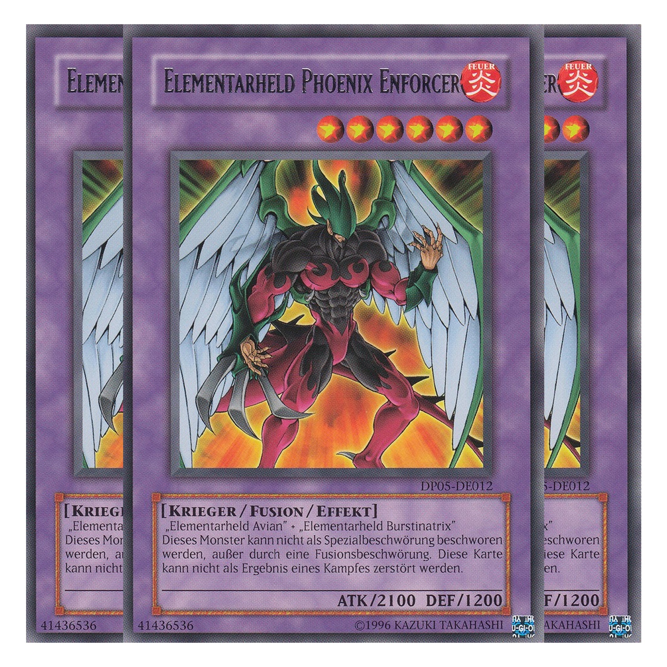 Elementarheld Phoenix Enforcer - DP05-DE012 - Common - Deutsch - Unlimitiert - Duelist Pack: Aster Phoenix - Playset (3 Kopien)
